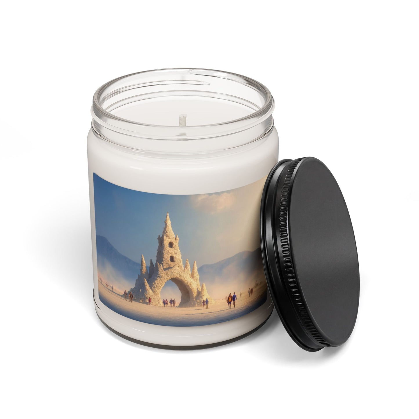 Desert Castle Scented Soy Candle, 9oz – Warm Sandstone Twilight