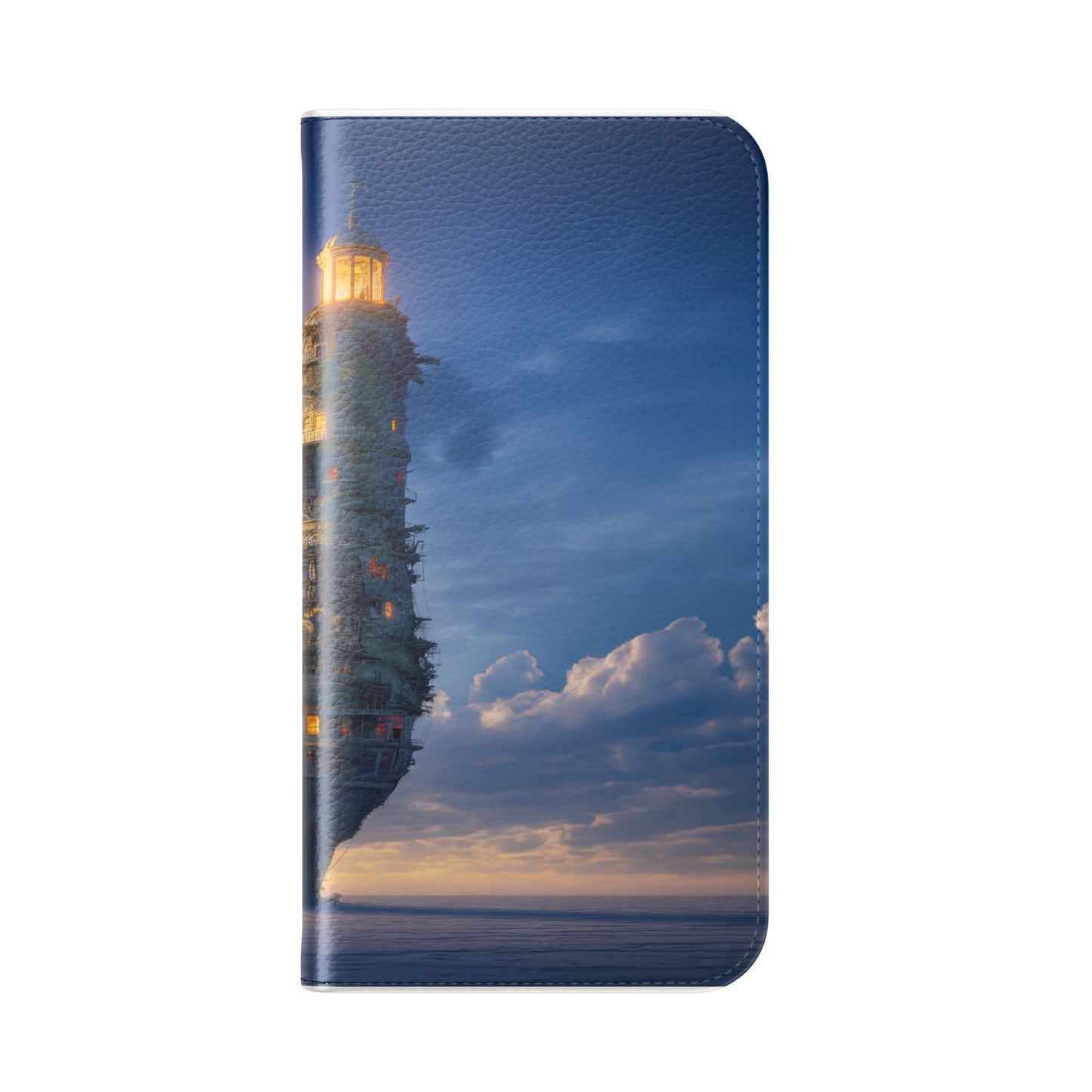 Twilight Sentinel Flip Cases – Lighthouse on a Storm-Tossed Sea