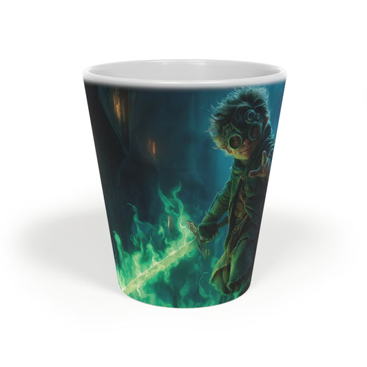 Phantom Sword Goblin Mug – Emerald Ghostblade Latte Cup