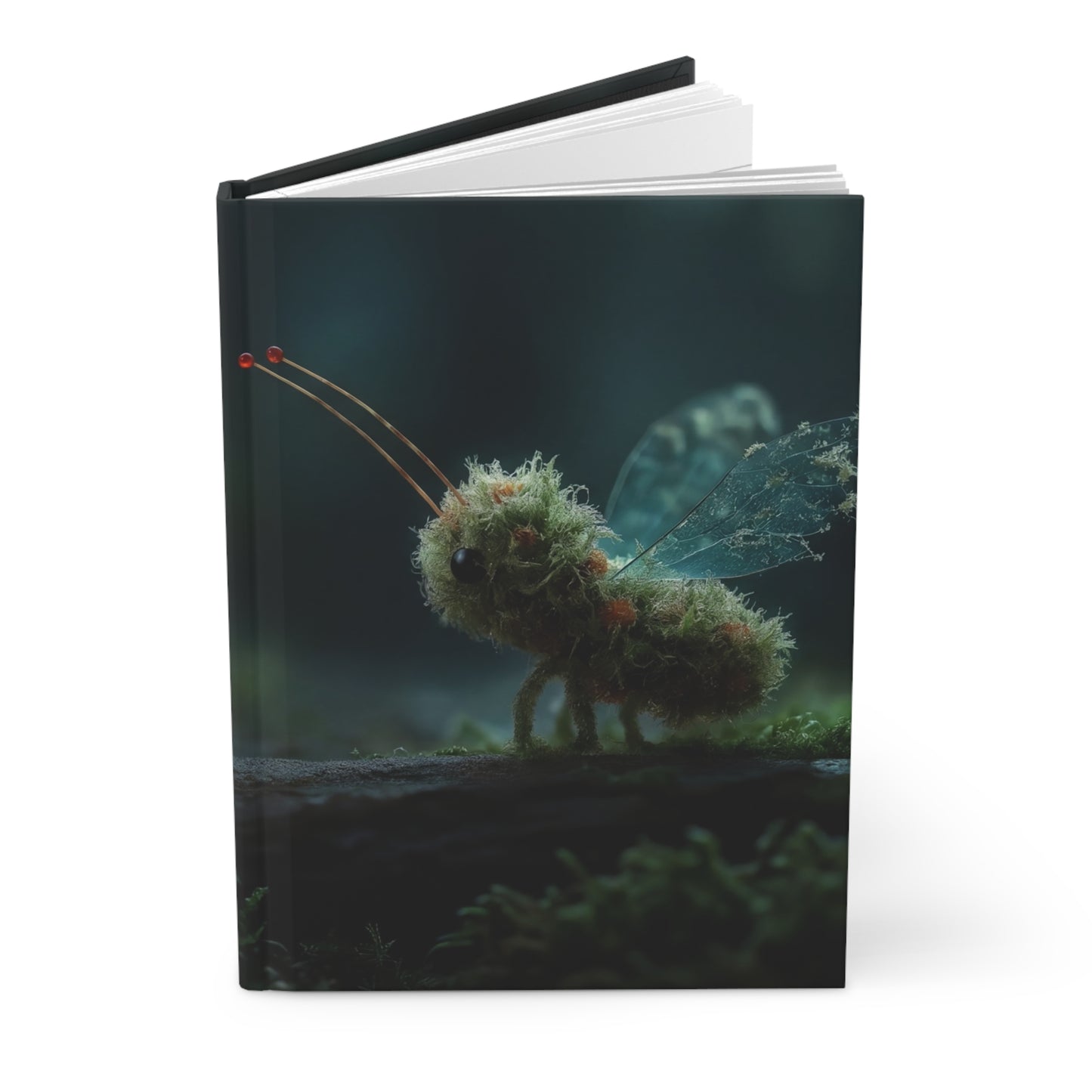 Mossy Forest Fairy Hardcover Journal Matte – Whispering Undergrowth Companion