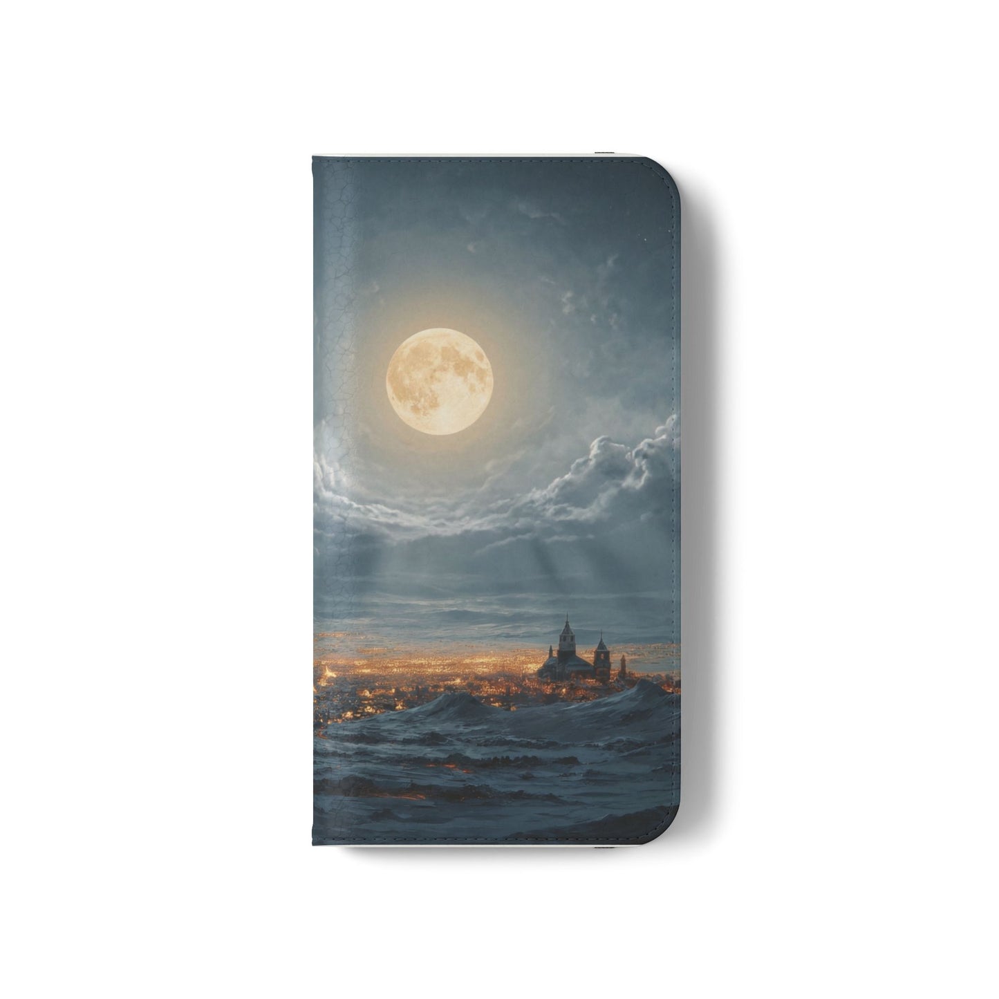 Moonlit Sleigh Flip Cases – Northern Lights Winter Journey