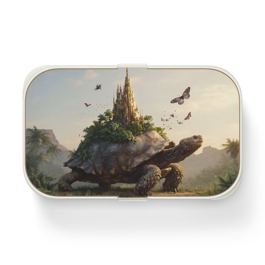 Castle-Turtle Bento Lunch Box – Guardian of the Verdant Realm