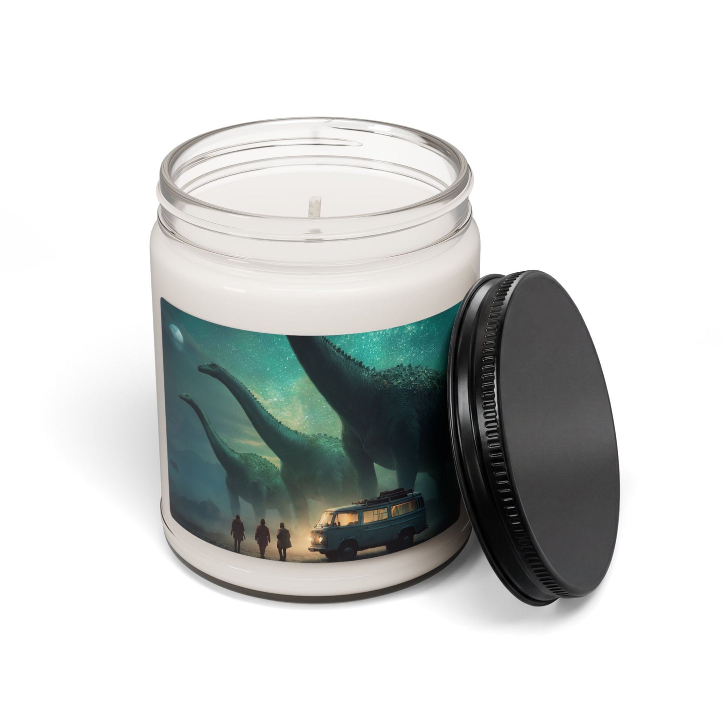 Dinosaur Encounters Scented Soy Candle, 9oz – Warm Glow Under Starlit Skies