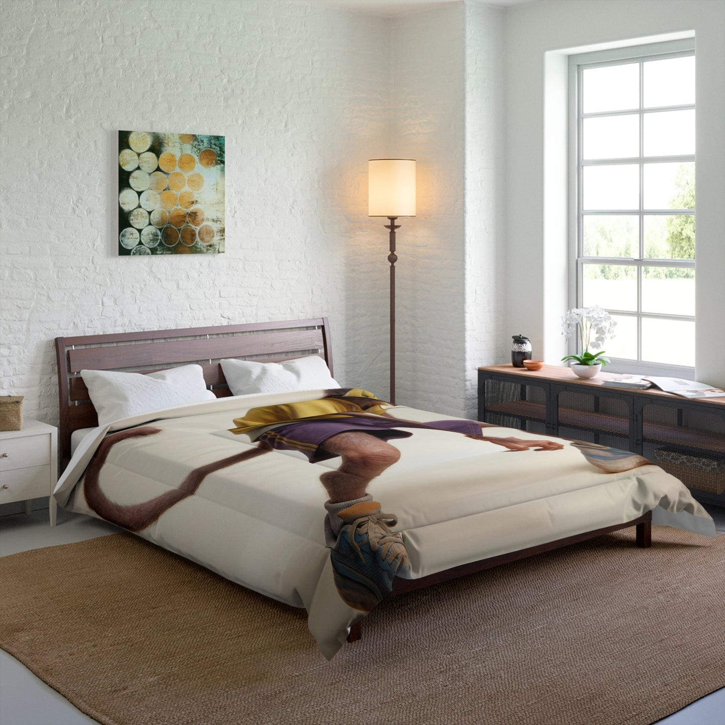 Streetwise Monkey Comforter – Urban Gym Rat Dreamscape
