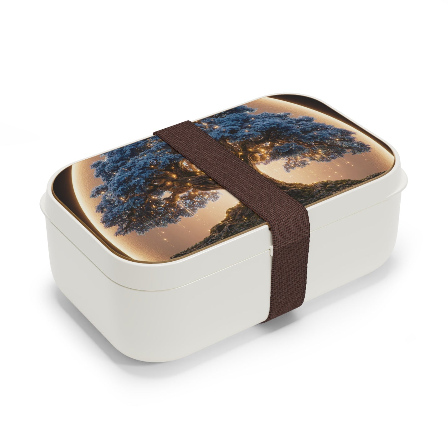 Moonlit Oracle Tree Bento Lunch Box – Whispering Wisdom Under a Giant Moon