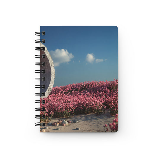 Celestial Ring Journal – Pink Petal Portal Dreamscape