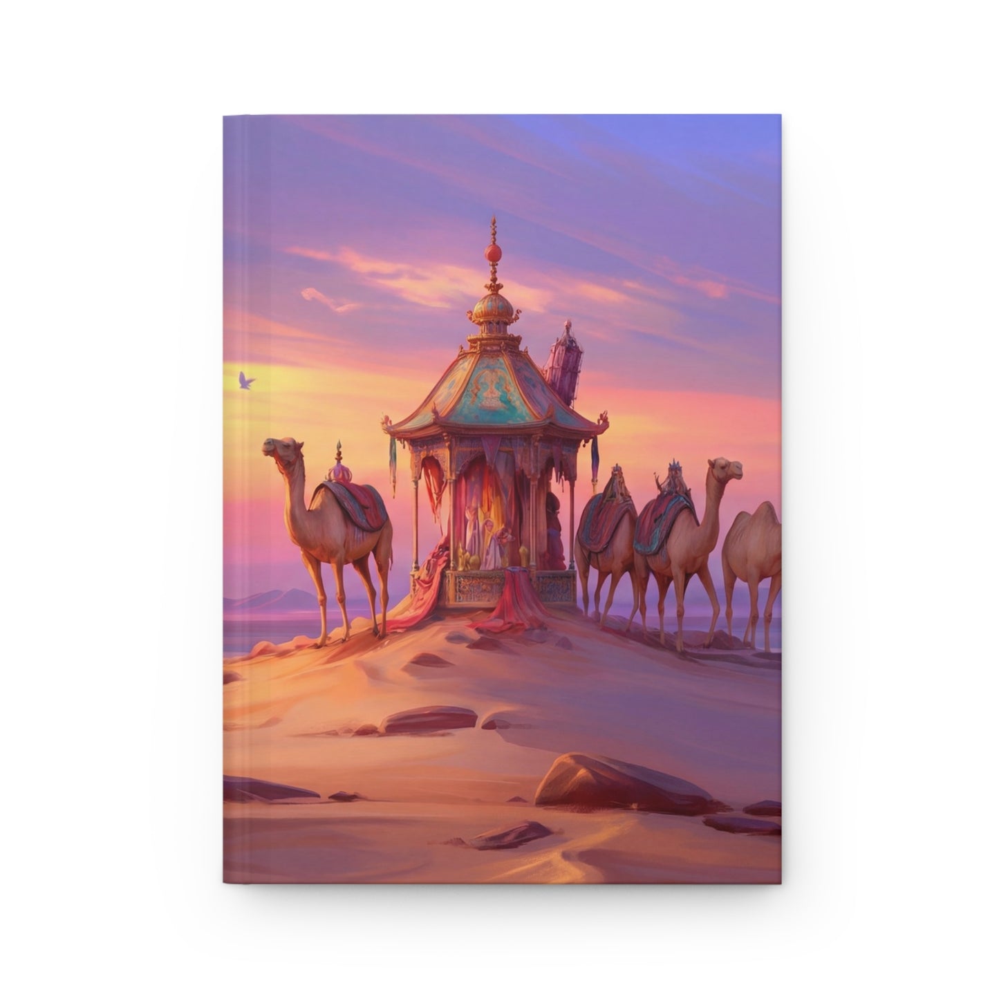 Desert Mirage Pavilion Journal Matte – Sunset Oasis Dreamscape