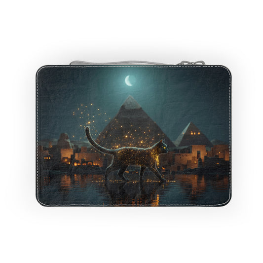 Star-Weaved Sphinx Cat Paper Lunch Bag – Ancient Desert Guardian