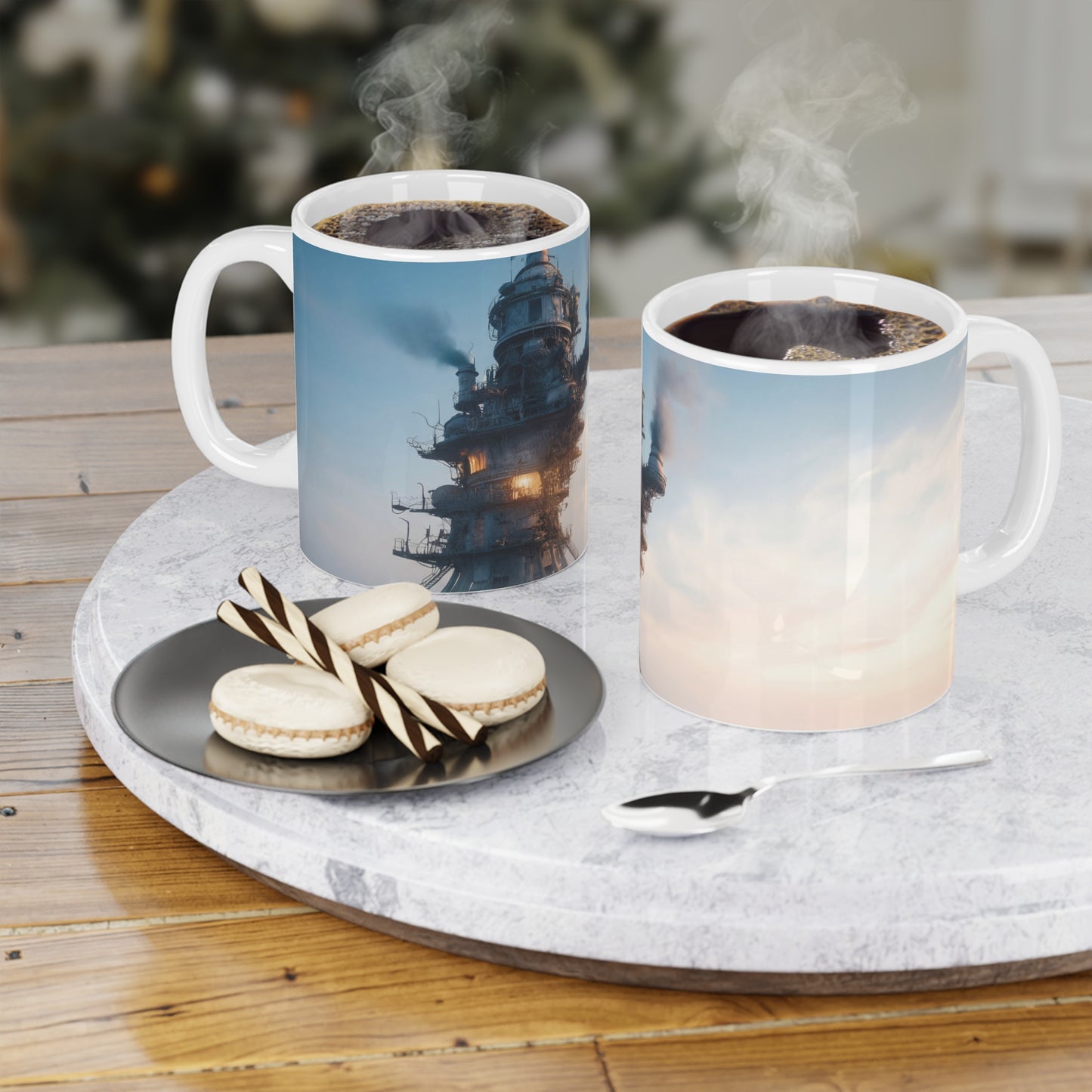 Skyward Steam Tower Ceramic Mugs (11oz\15oz\20oz) – Lonely Engineer’s Dawn