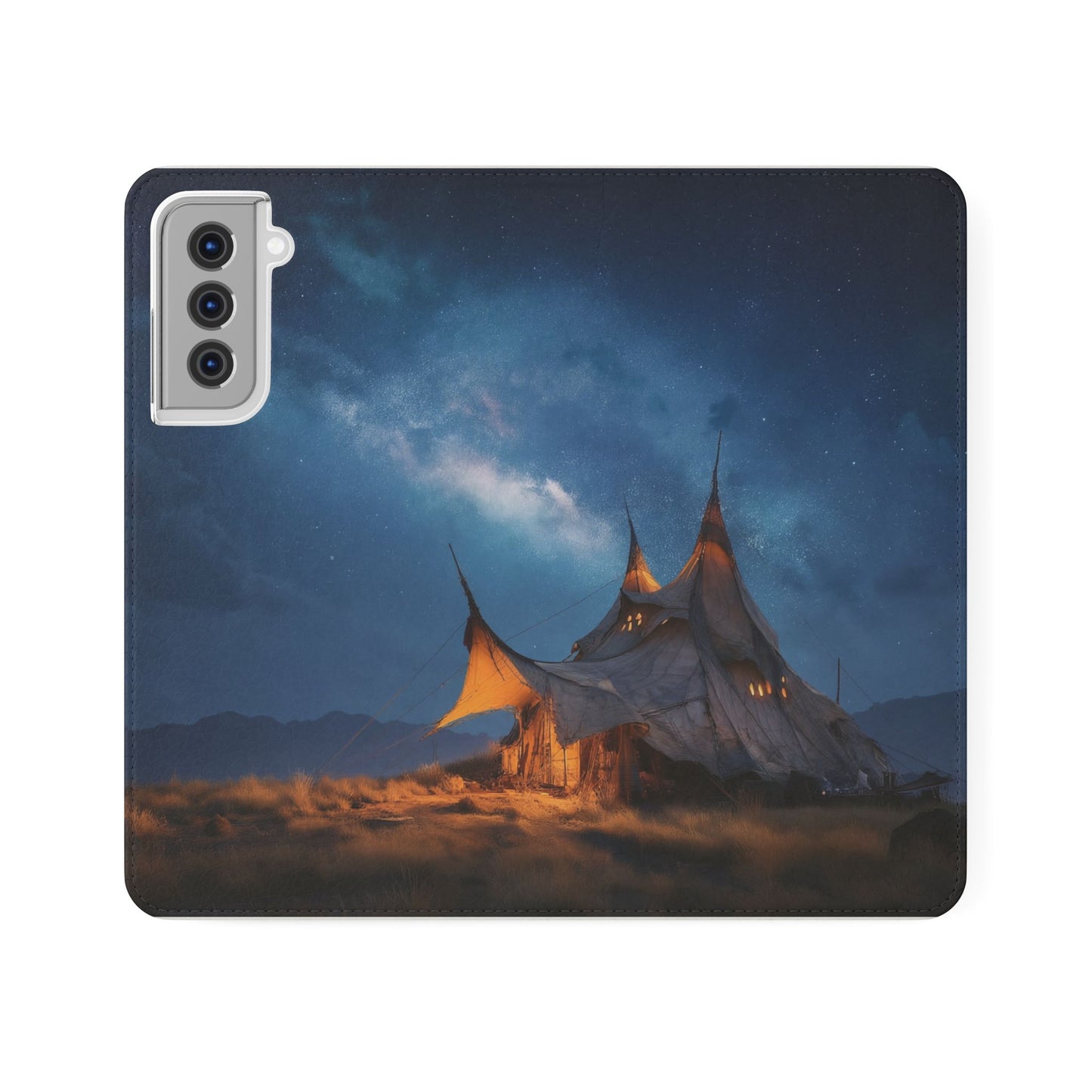 Stardust Nomad Tent Flip Cases – Milky Way Caravan Canvas