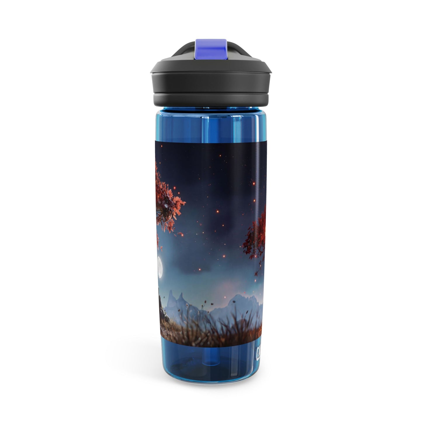 Moonlit Guardian Tree CamelBak Eddy® Water Bottle, 20oz\25oz – Crimson Canopy Sanctuary