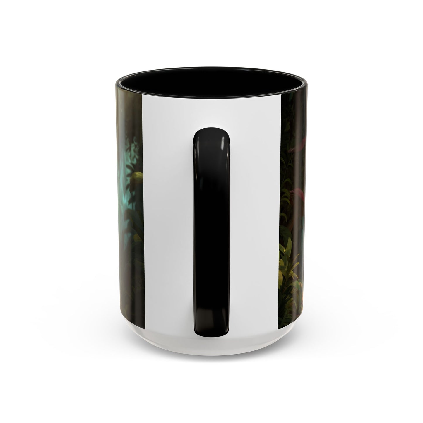 Mushroom Knight Accent Coffee Mug – Verdant Forest Guardian Sentinel