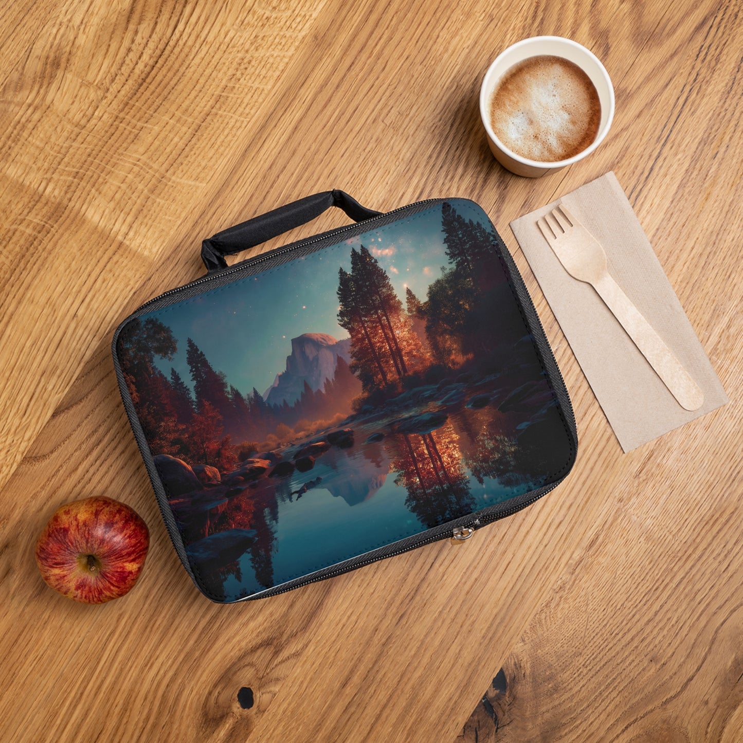 Starlit River Valley Lunch Bag – Mirror Reflections of Half Dome