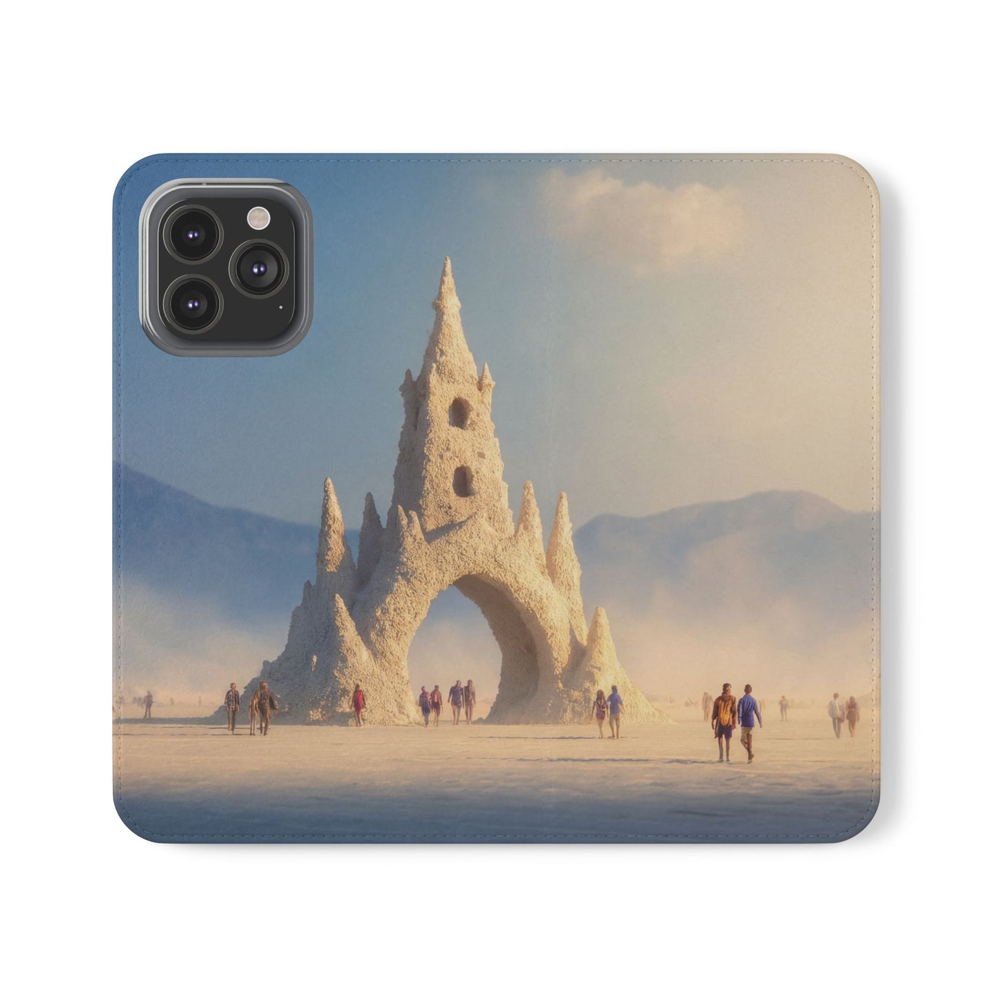 White Tower Flip Cases – Salt Desert Gateway Art