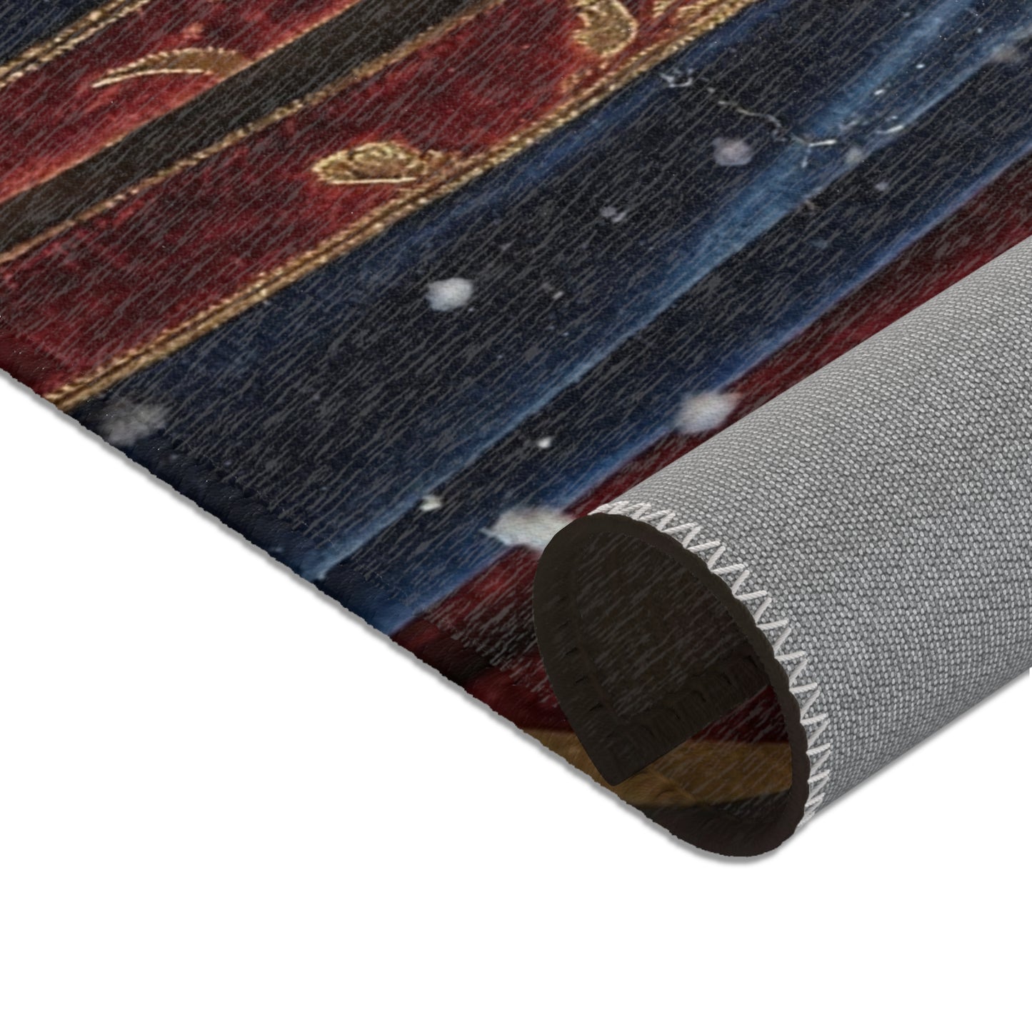 Three Owls in Velvet Robes Area Rug – Winter Court Portraits