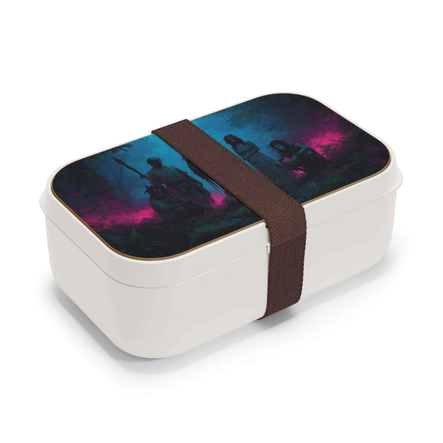 Whispering Grove Druids Bento Lunch Box – Twilight Ceremony in Neon Shadows