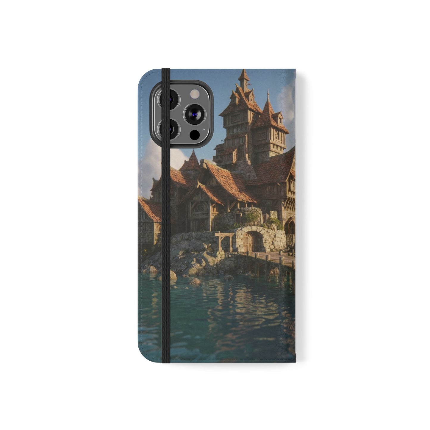 Cobblestone Harbor Flip Cases – Timber Town Seaside Walkway