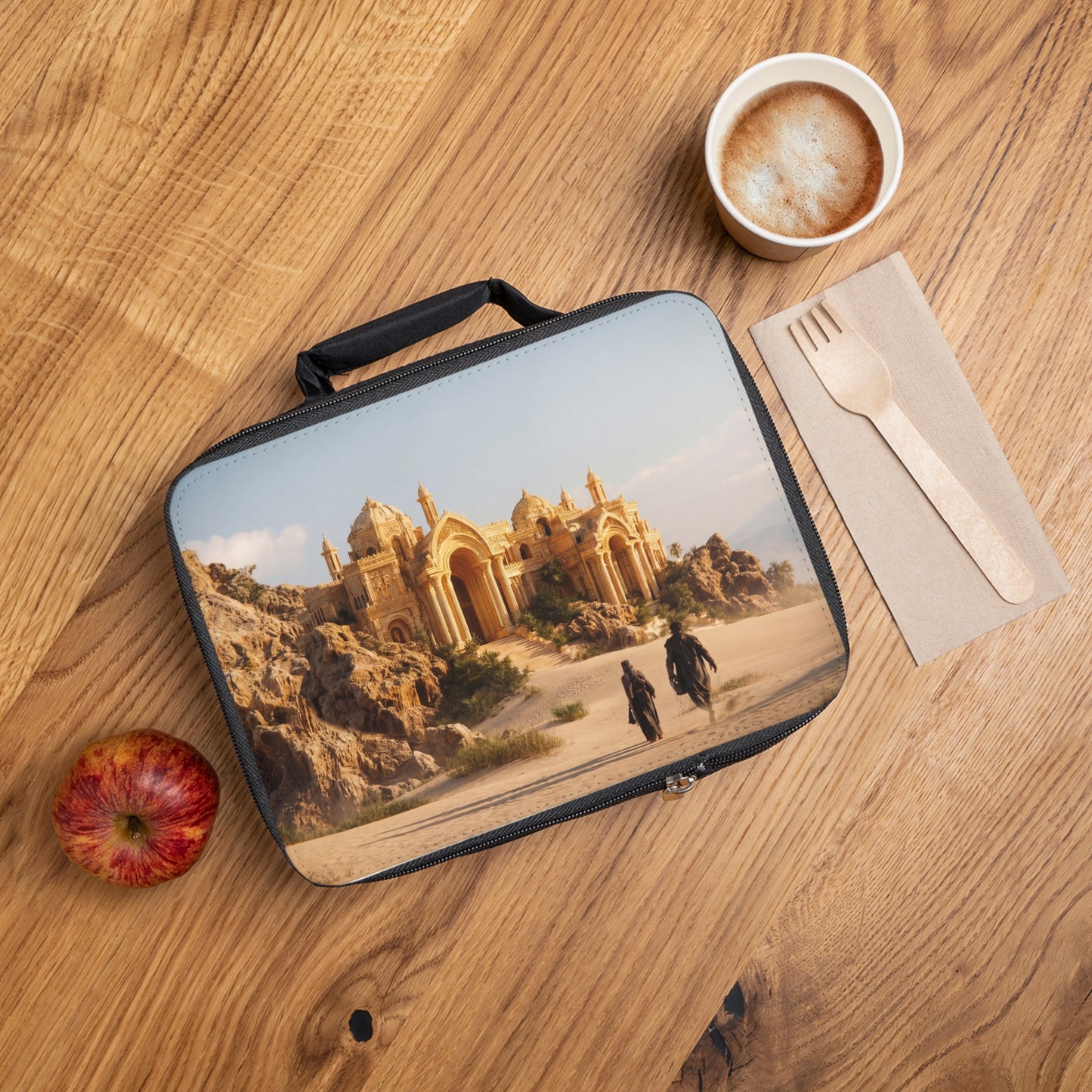 Desert Oasis Palace Lunch Bag – Golden Mirage on the Horizon