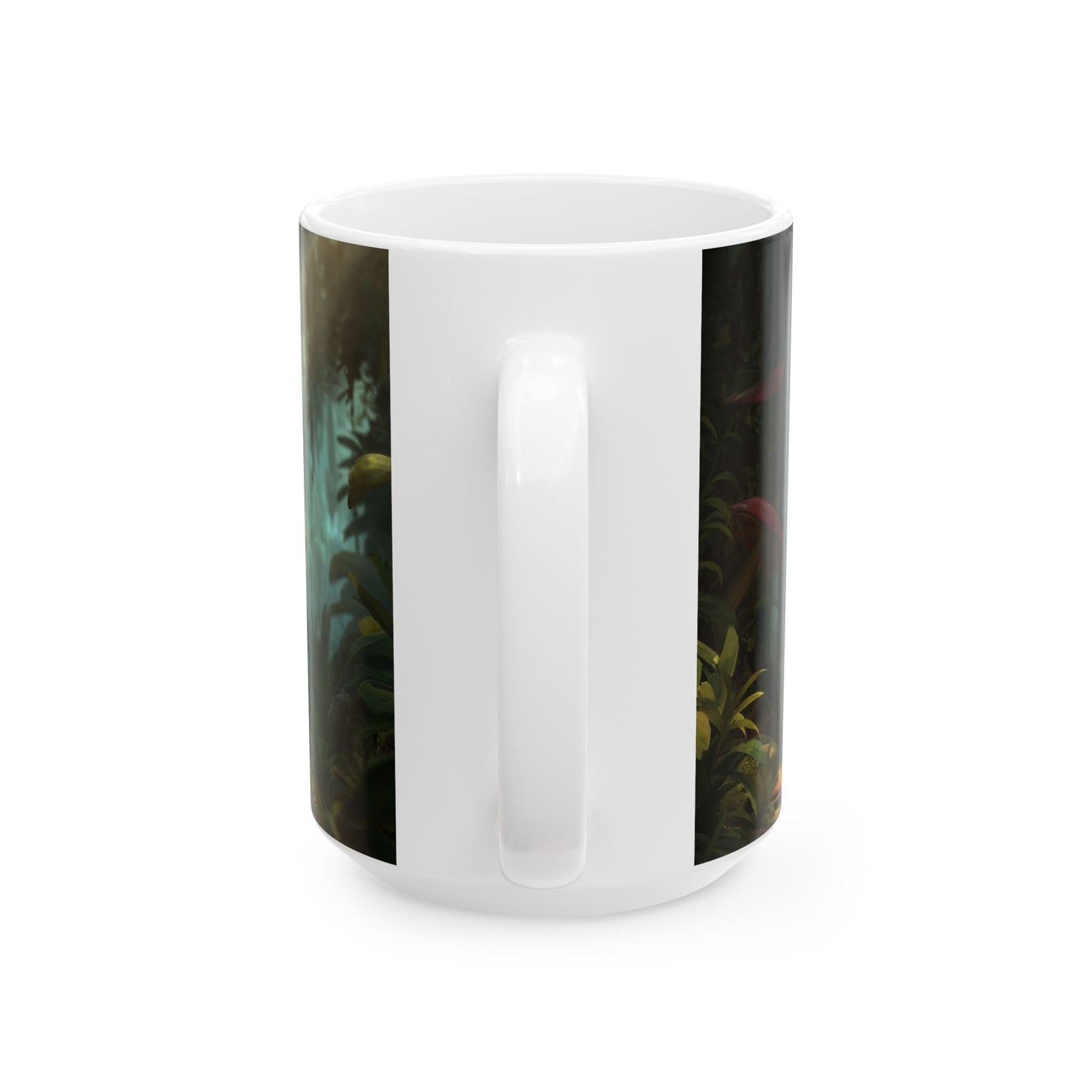 Mushroom Knight Ceramic Mug – Sunlit Jungle Guardian
