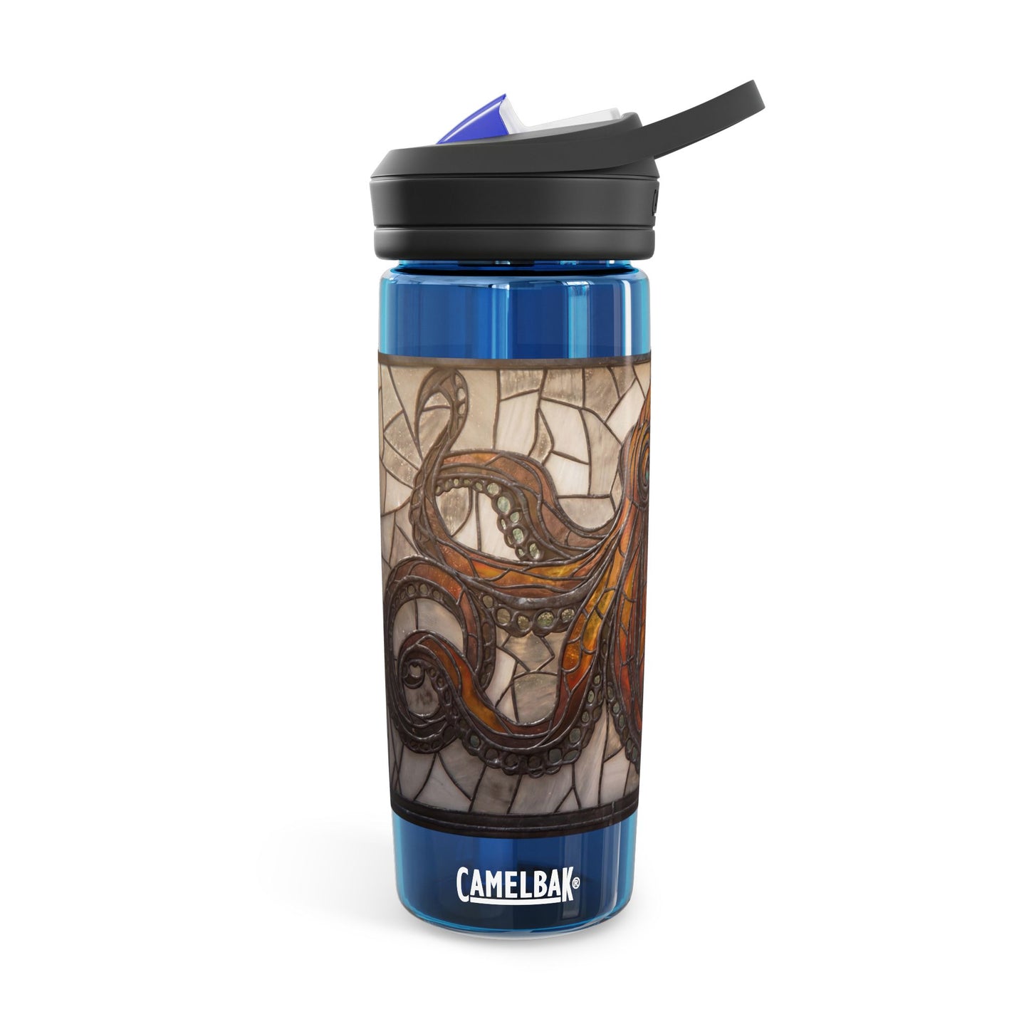 Stained Glass Octopus CamelBak Eddy® Water Bottle, 20oz\25oz – Amber Depths & Copper Currents