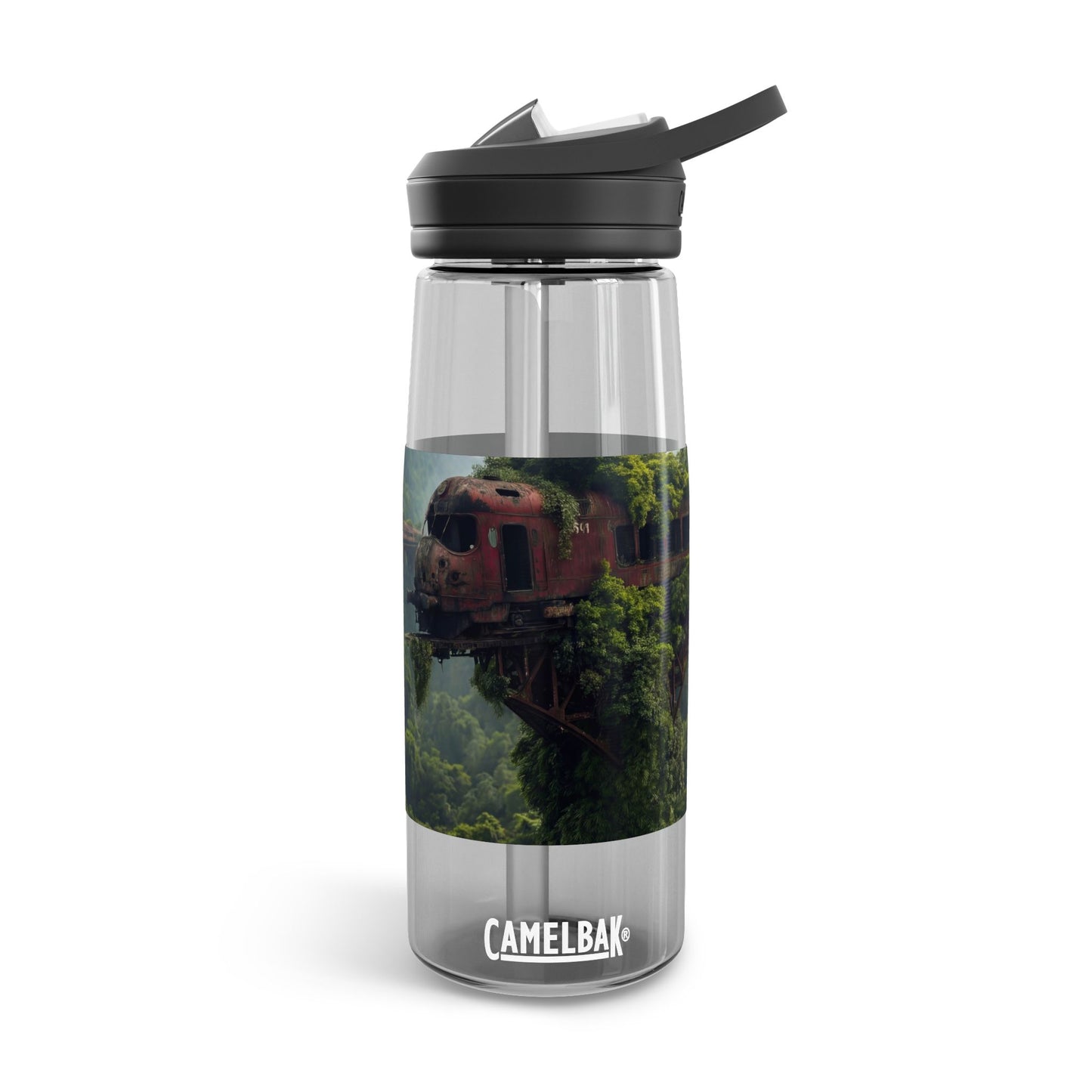 Overgrown Train Bridge CamelBak Eddy® Water Bottle, 20oz\25oz – Verdant Ruin Reverie