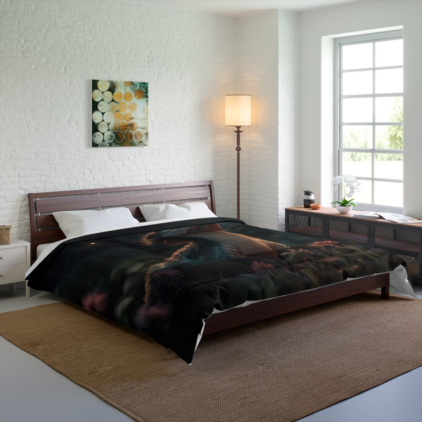Mossback Croc Comforter – Tender Butterfly Moment Blanket