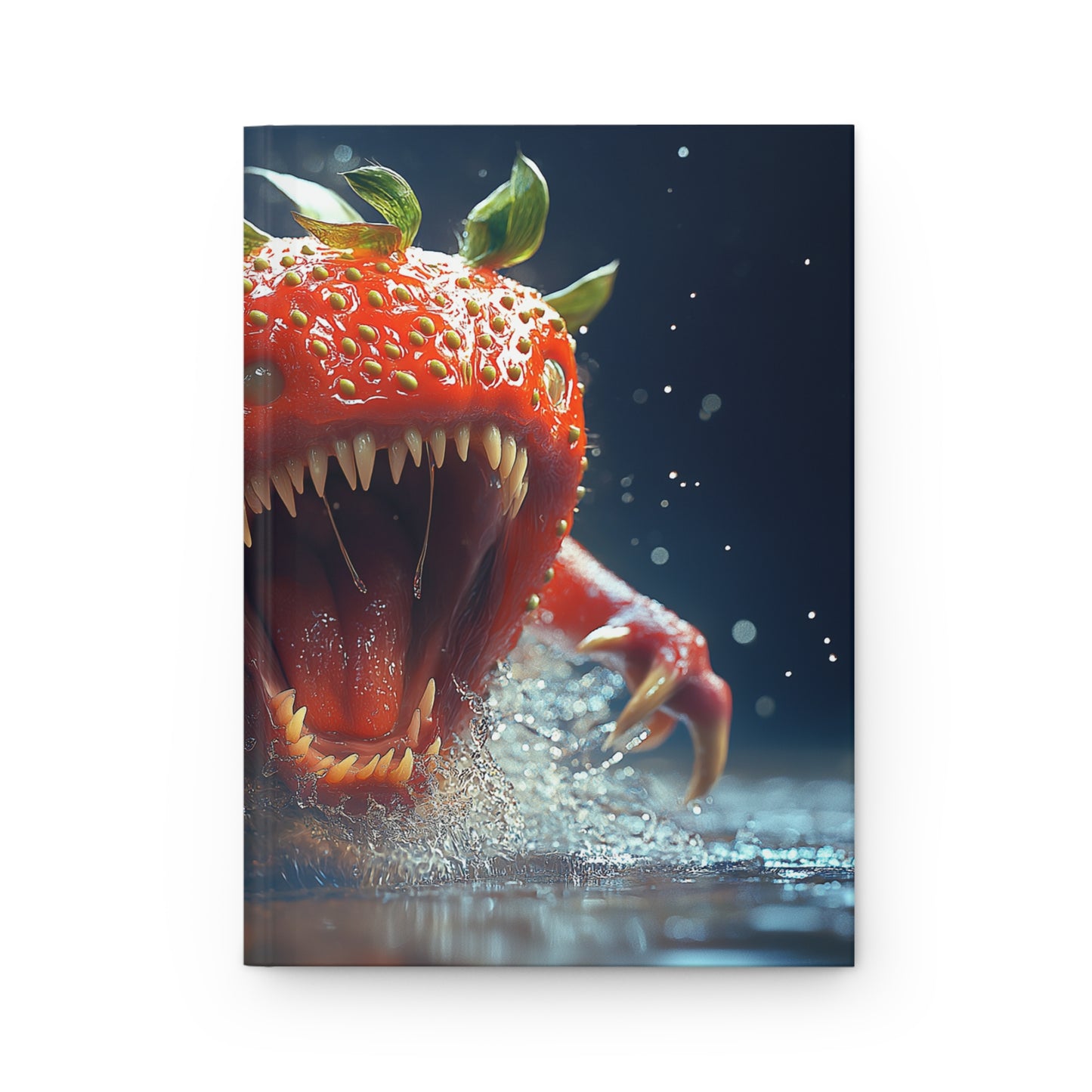 Strawberry Golem Hardcover Journal Matte – Sweet Tooth Horror Splash