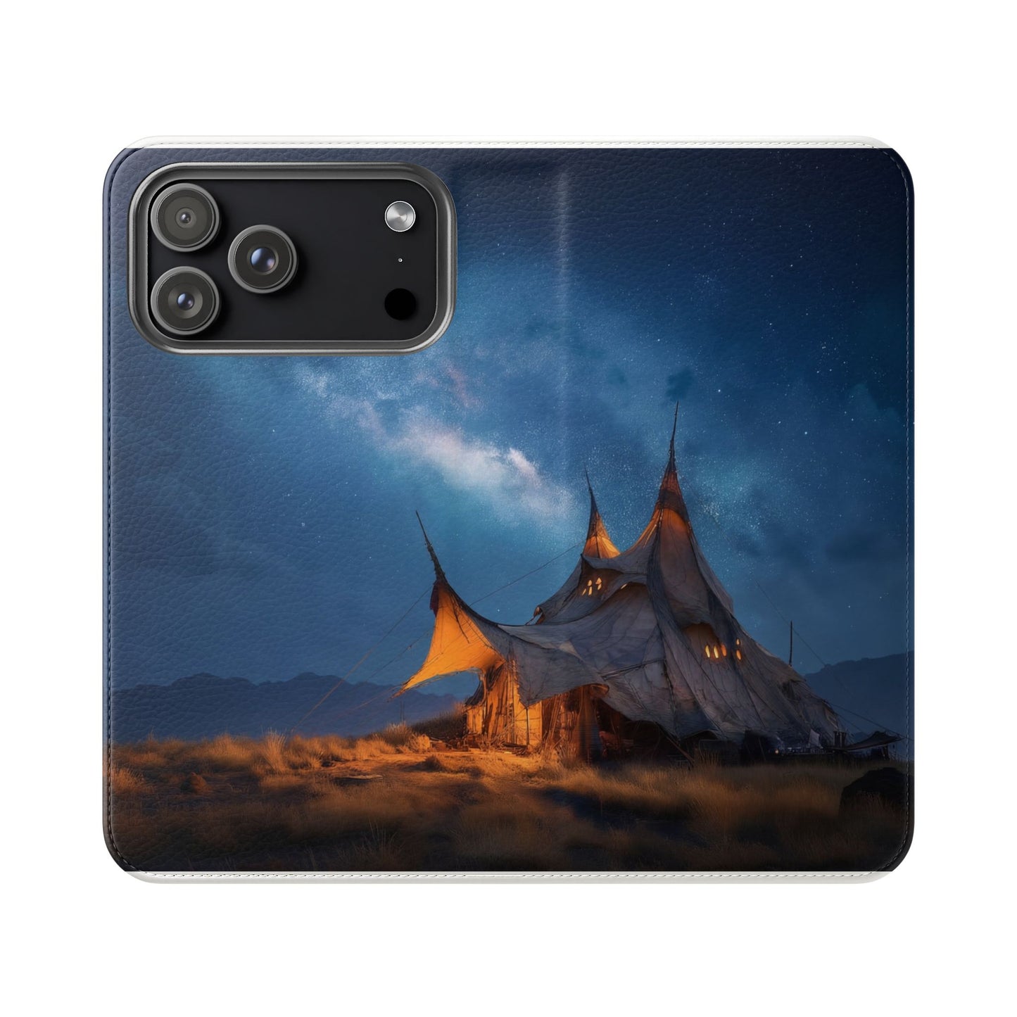 Stardust Nomad Tent Flip Cases – Milky Way Caravan Canvas