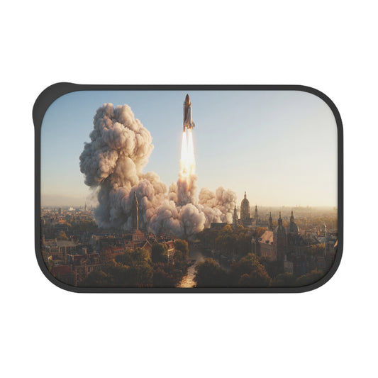 Rocket Launch PLA Bento Box with Band and Utensils – Urban Skyward Ascent