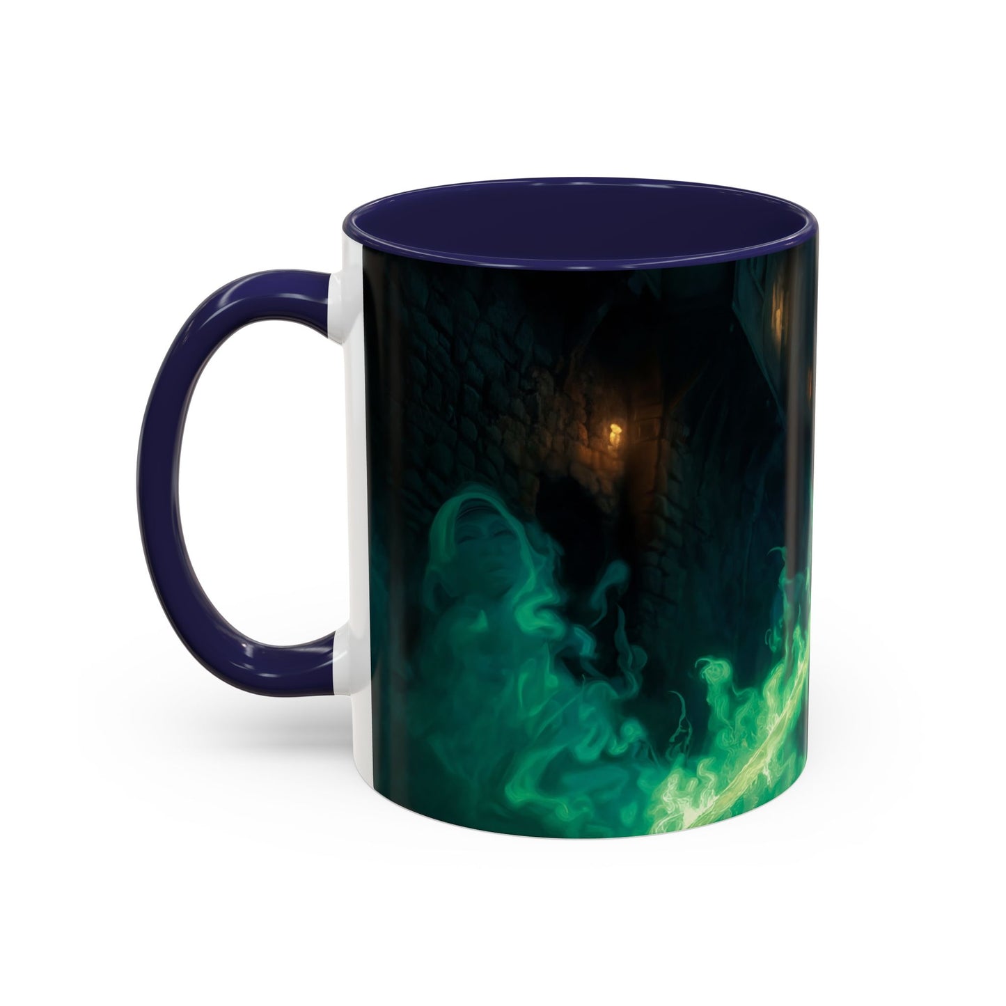 Glimmerblade Gnome Mug – Emerald Spirit Knight Coffee Cup