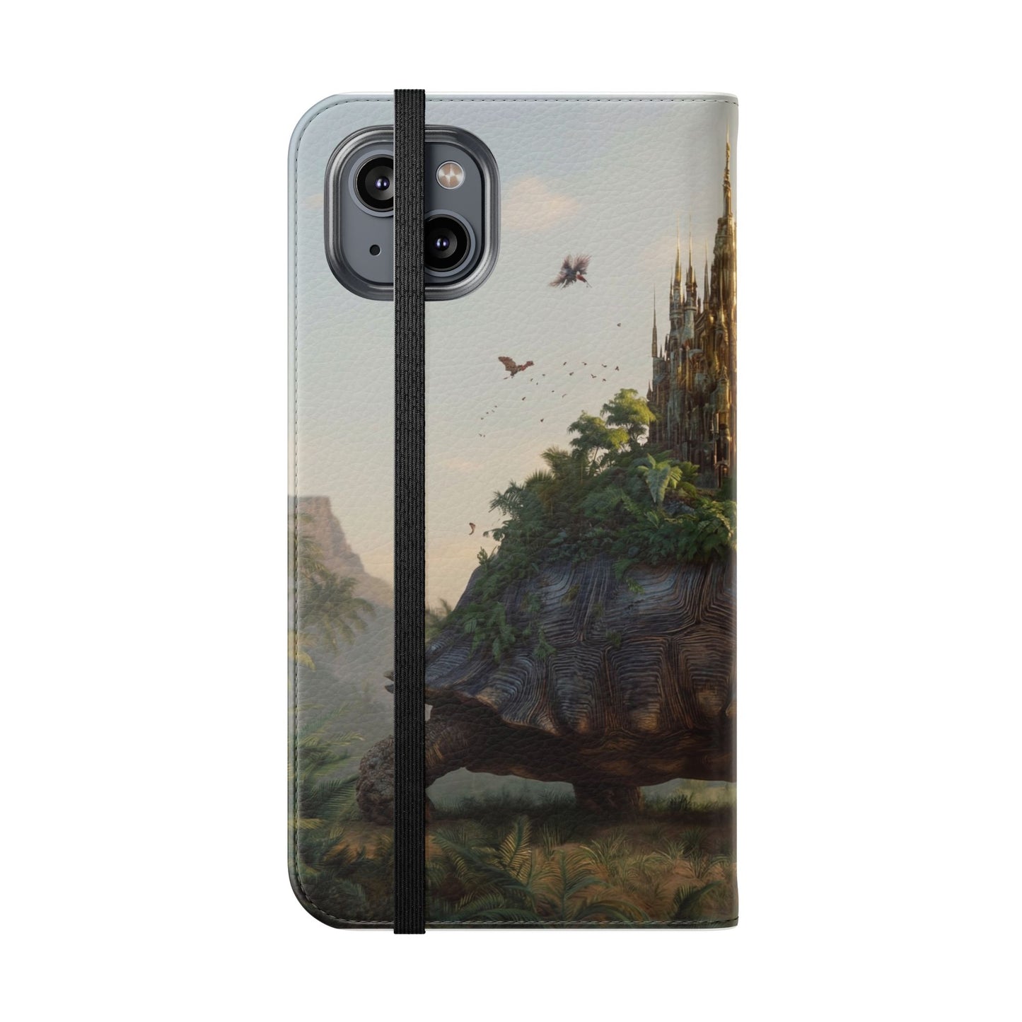 Castle Turtle Flip Cases – Golden Spire Jungle Guardian