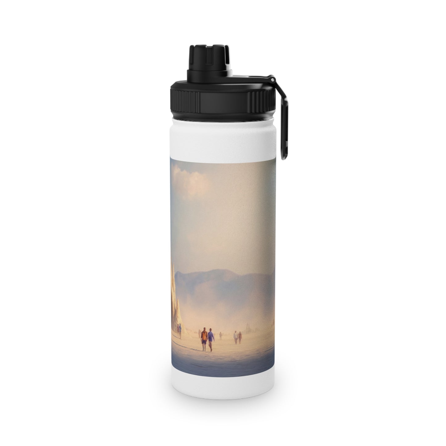 Desert Cathedral Water Bottle – Whispers of the Salt Flats