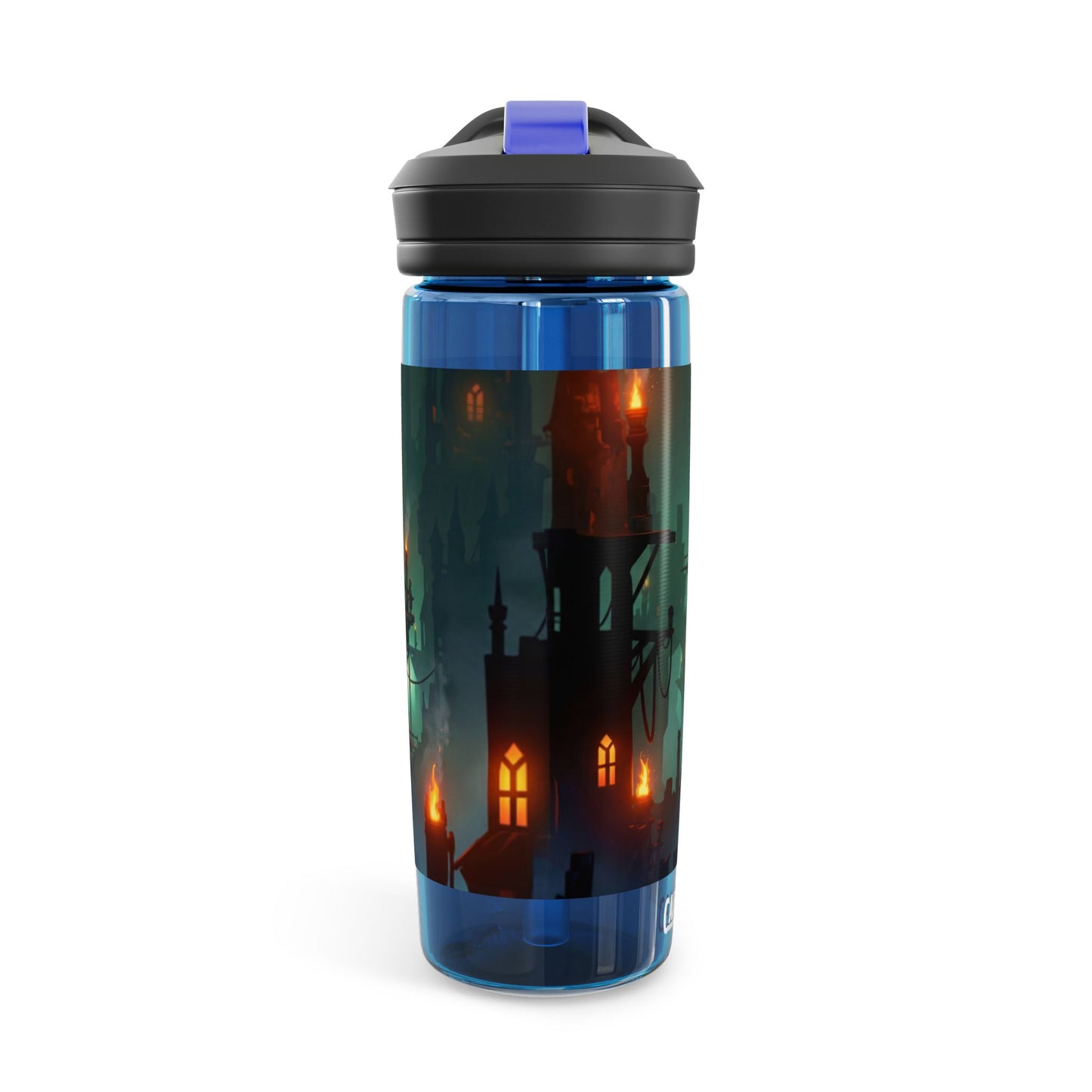 Floating City of Lanterns CamelBak Eddy® Water Bottle, 20oz\25oz – Glow in the Misty Night