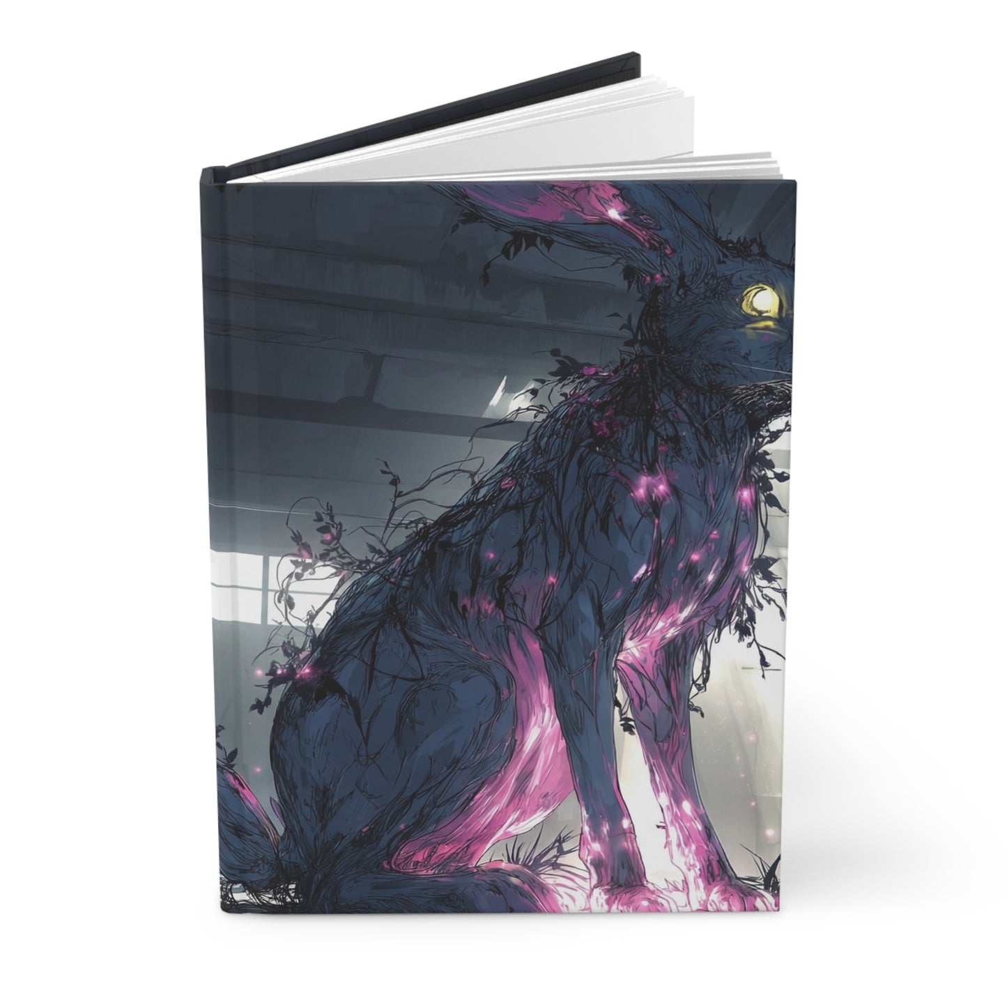 Luminescent Forest Rabbit Hardcover Journal Matte – Guardian of the Forgotten Ruins