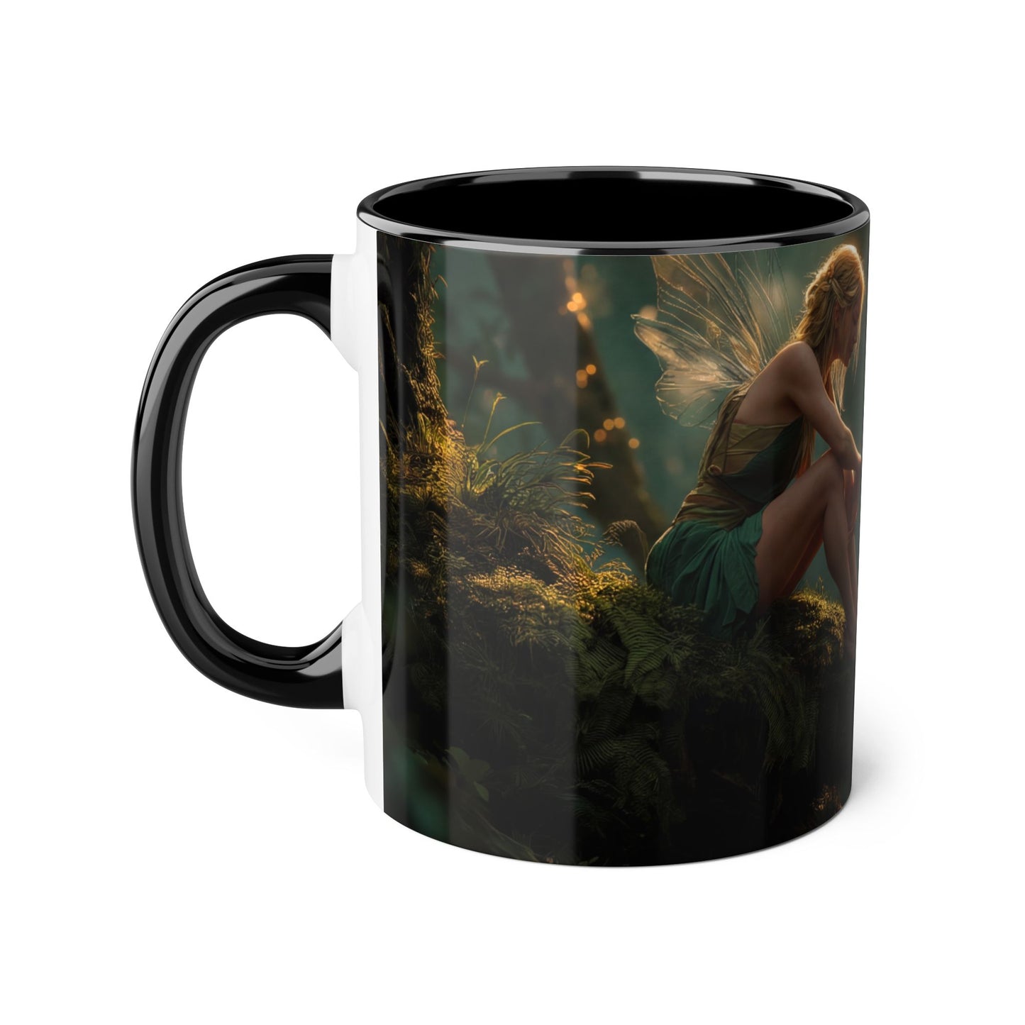 Forest Fairy Accent Mugs, 11oz – Mossy Bank Twilight Solitude