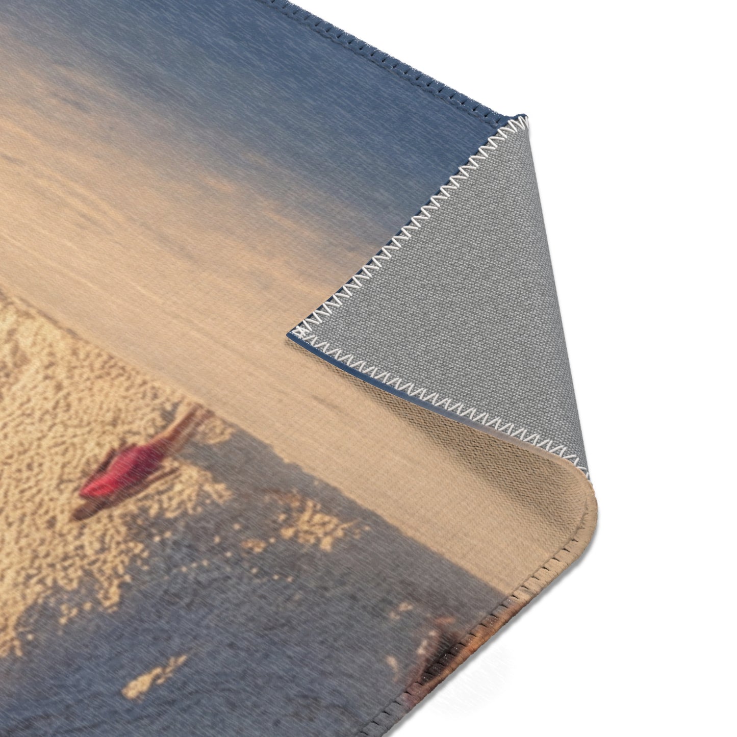 Desert Castle Area Rugs – Sunlit Sandscape Gateway