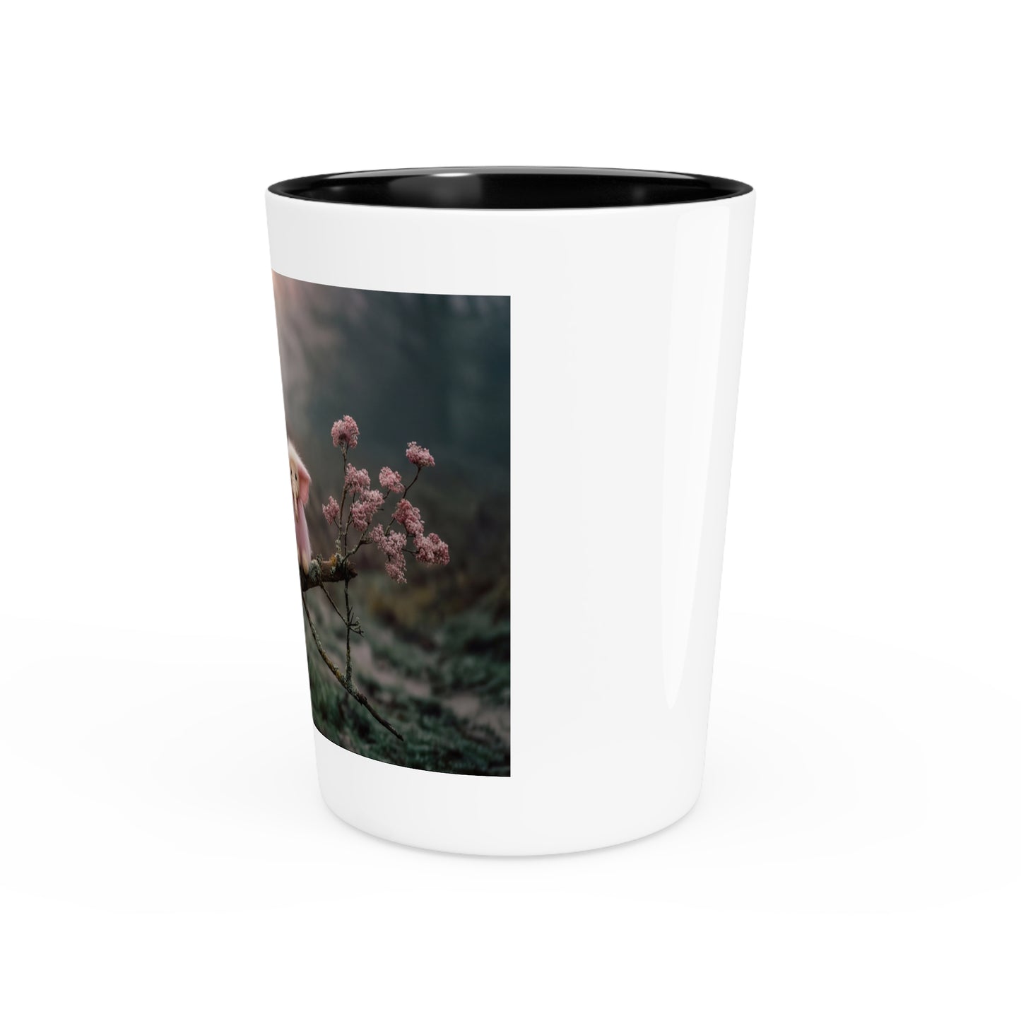 Mossy Branch Trio Shot Glass – Fuzzy Elephants at Sunset