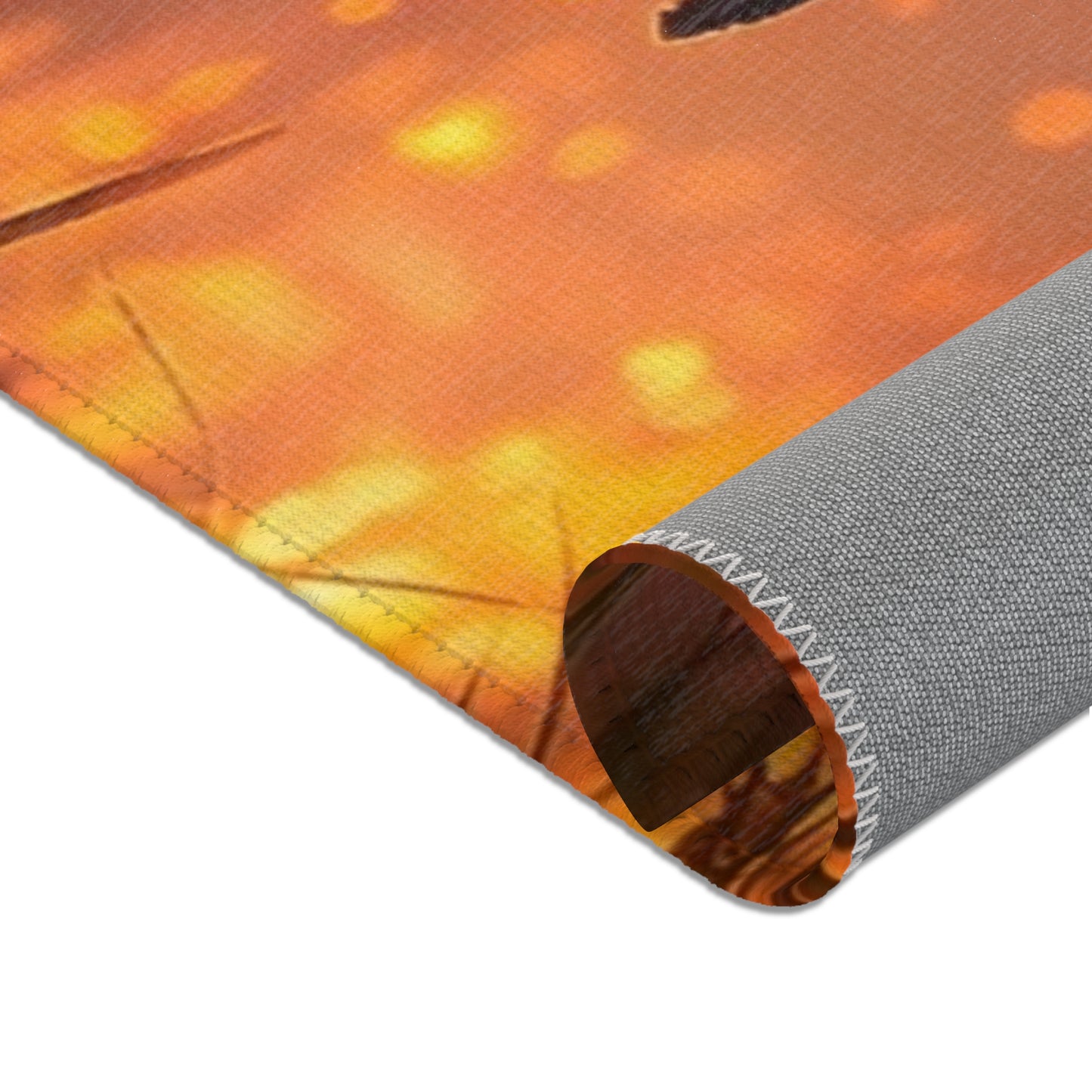 Glowing Dragonfly Area Rug – Twilight Meadow Dreamscape