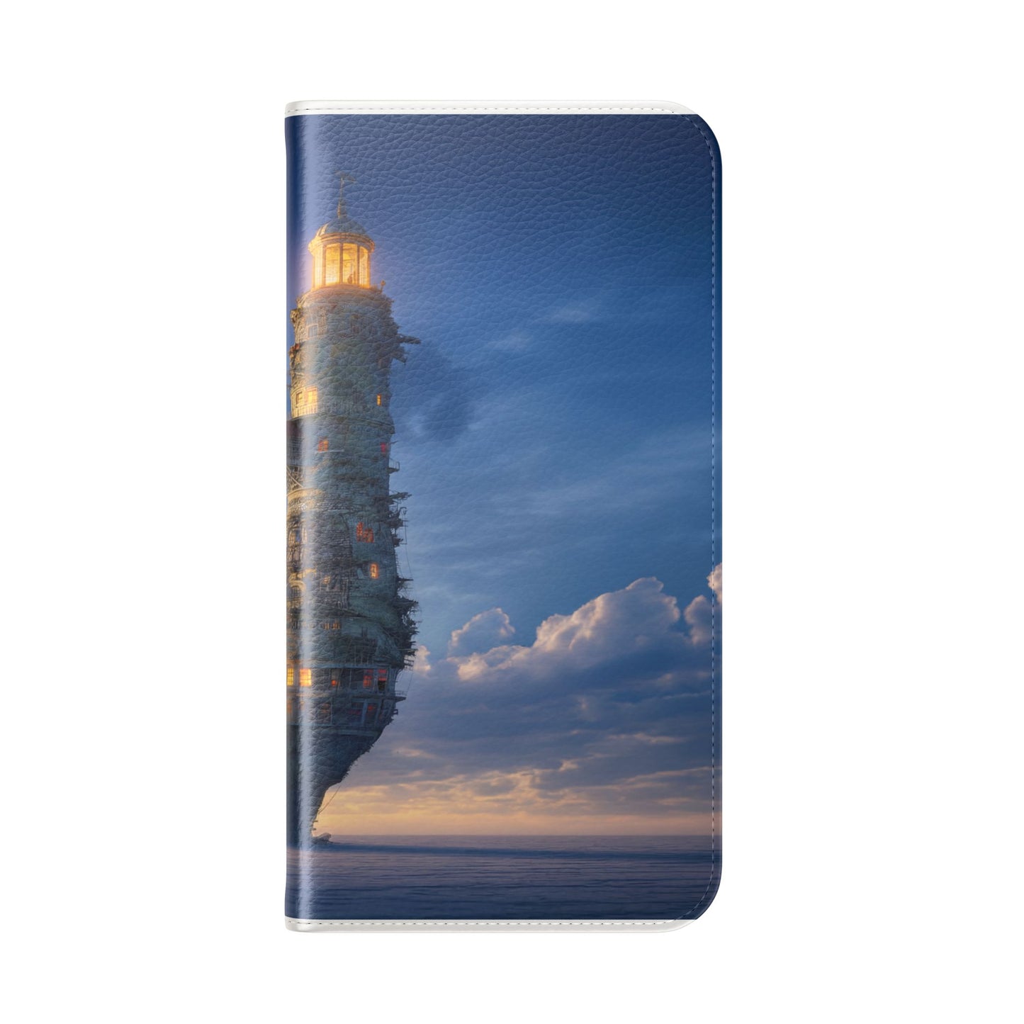 Twilight Sentinel Flip Cases – Lighthouse on a Storm-Tossed Sea