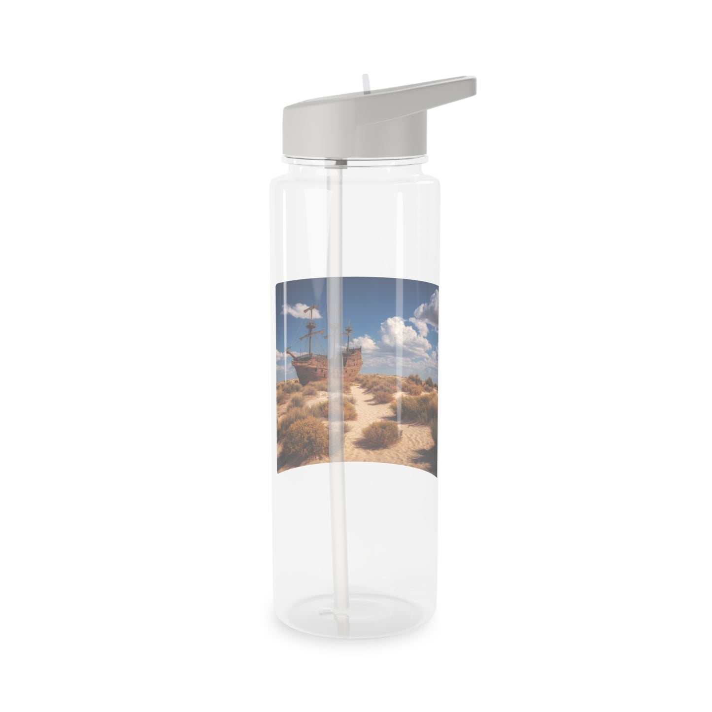 Desert Ship Tritan Water Bottle – Abandoned Galleon Sandscape