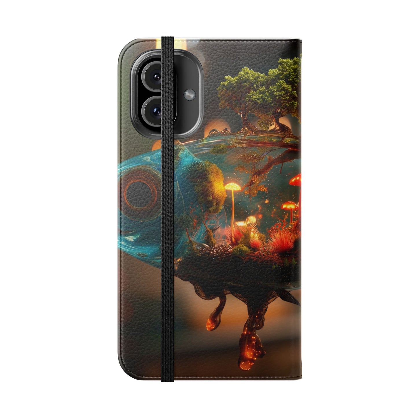 Forest Fish Flip Case – Liquid Glowwood Dreamscape