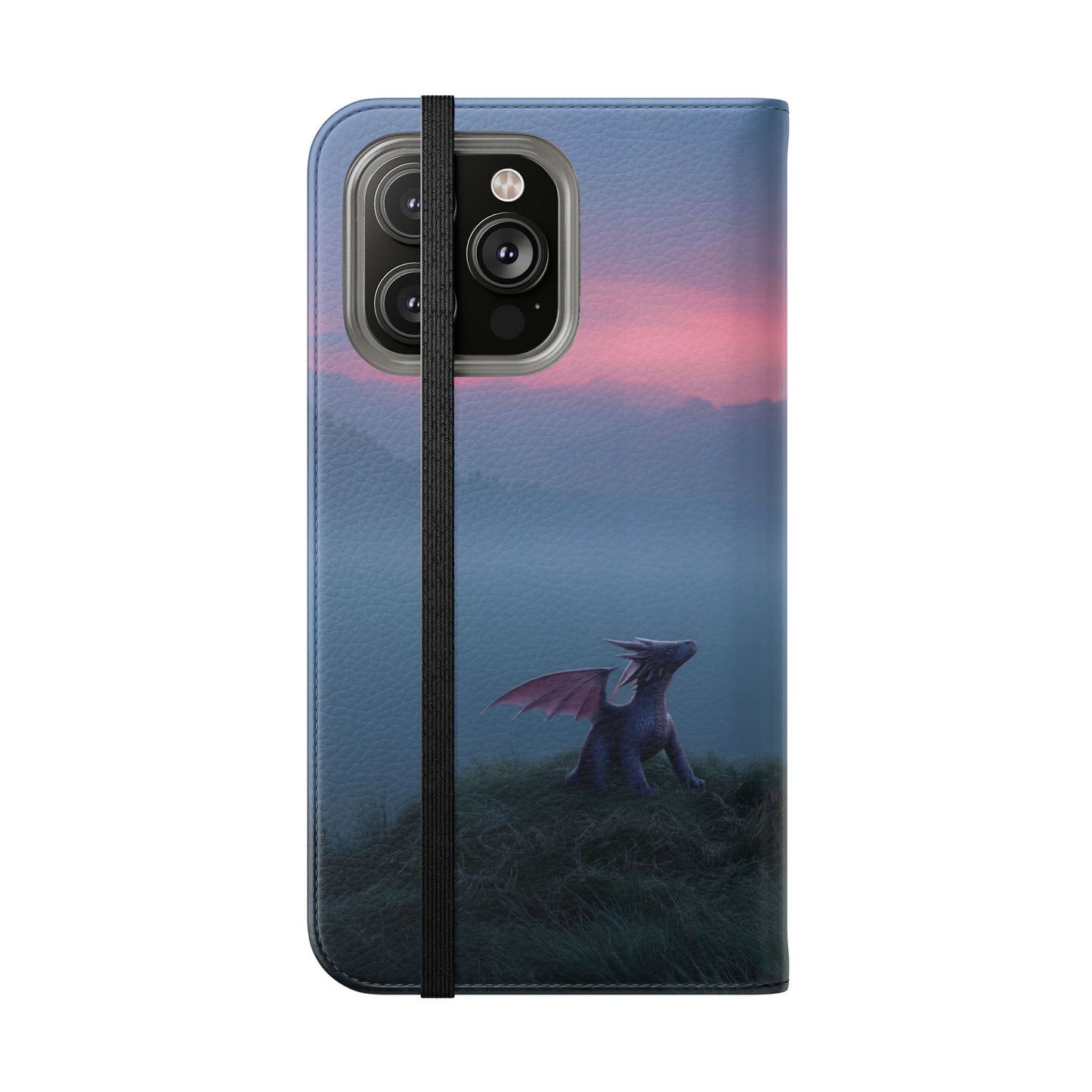 Silent Guardian Flip Cases – Misty Dawn Warrior and Dragon Companion
