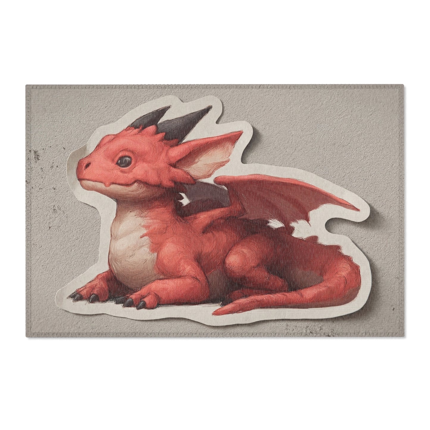 Crimson小龙 Area Rugs – Velvet-Soft Fantasy Companion