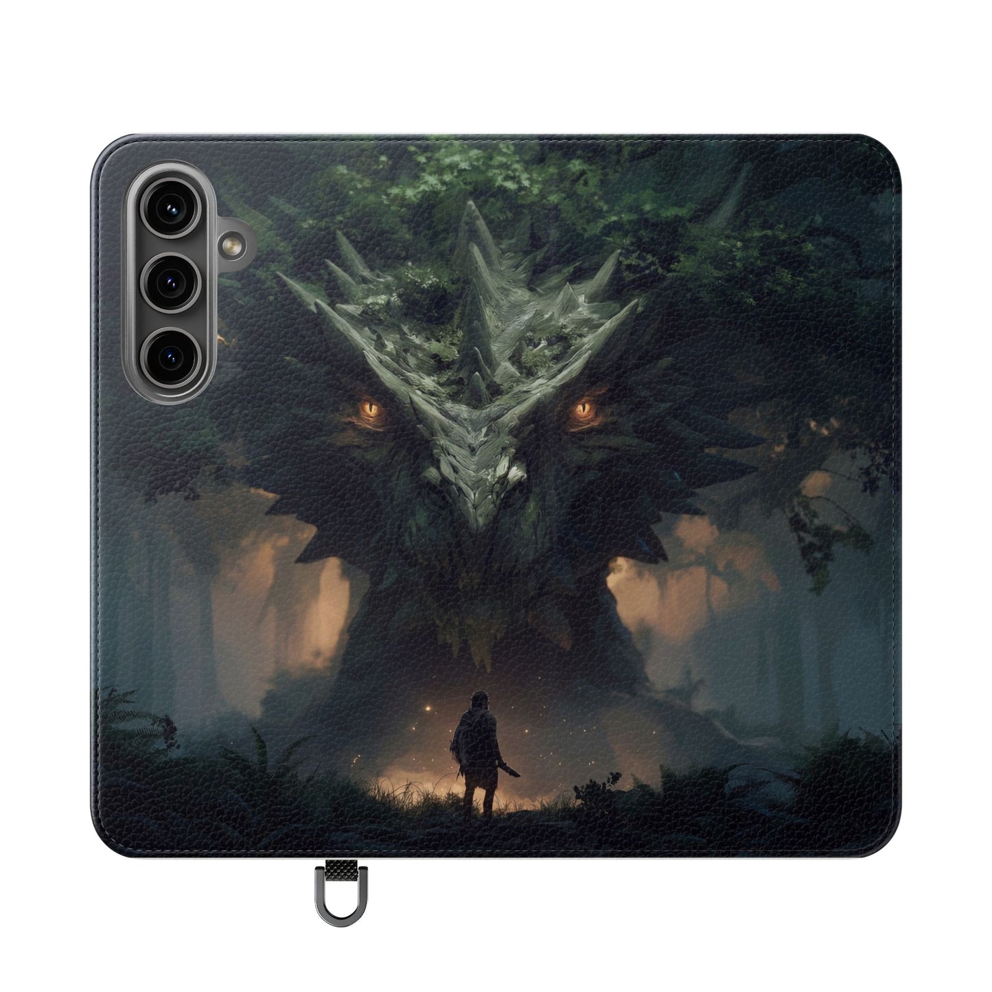 Guardian Beast Flip Cases – Moss-Clad Titan Facing the Wanderer