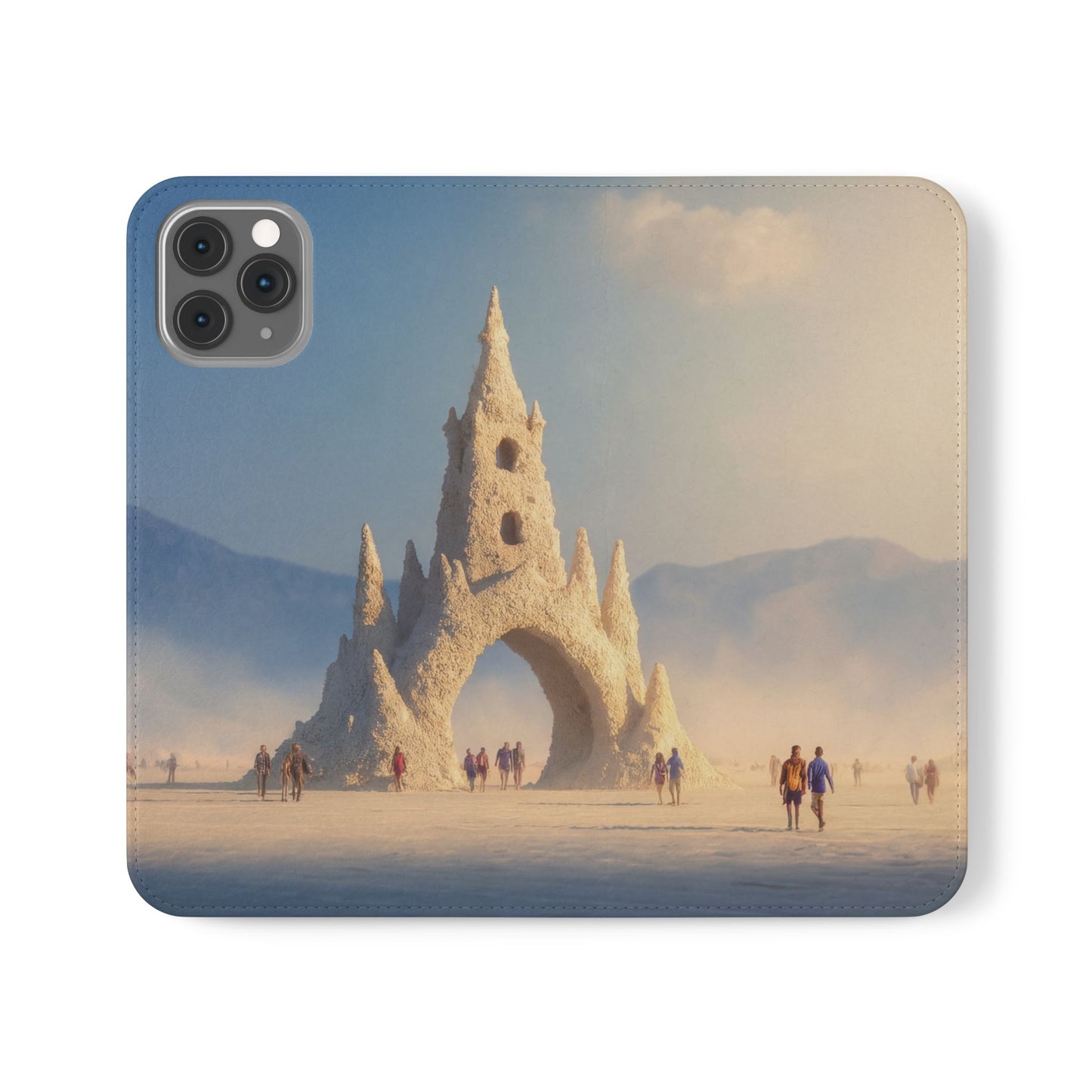 White Tower Flip Cases – Salt Desert Gateway Art