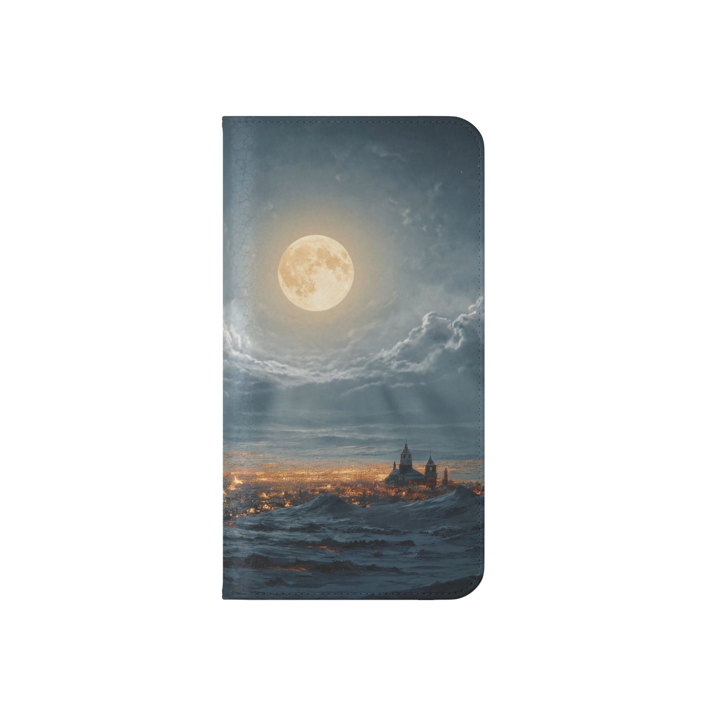 Moonlit Sleigh Flip Cases – Northern Lights Winter Journey