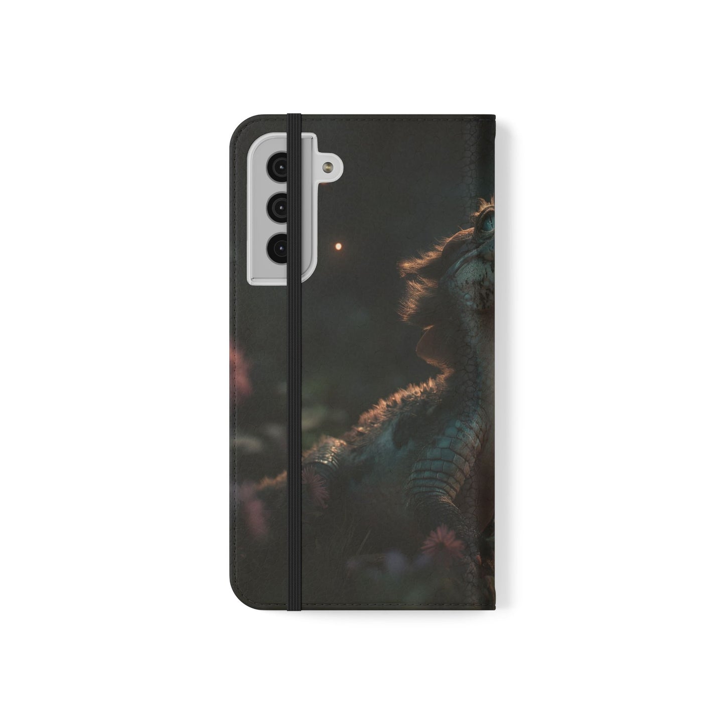 Crocodile Butterfly Flip Cases – Tender Guardian with Moth Companion