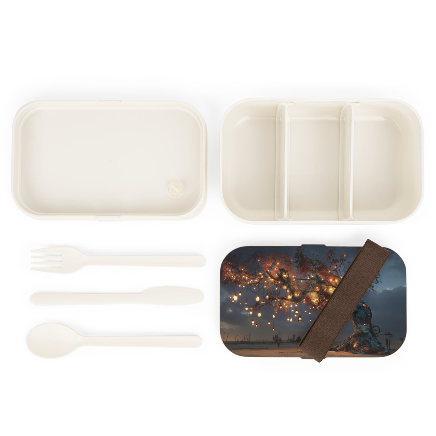 Lantern Tree Bento Lunch Box – Gilded Canopy Warmth