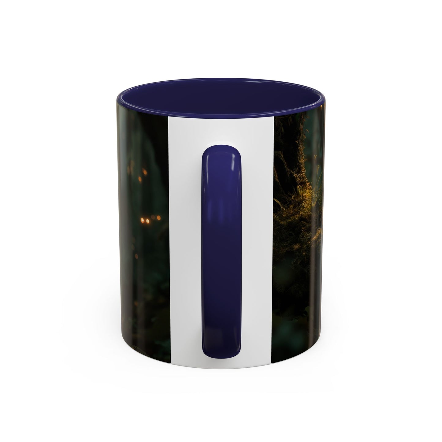 Winged Guardian Accent Coffee Mug (11, 15oz) – Twilight Forest Sentinels