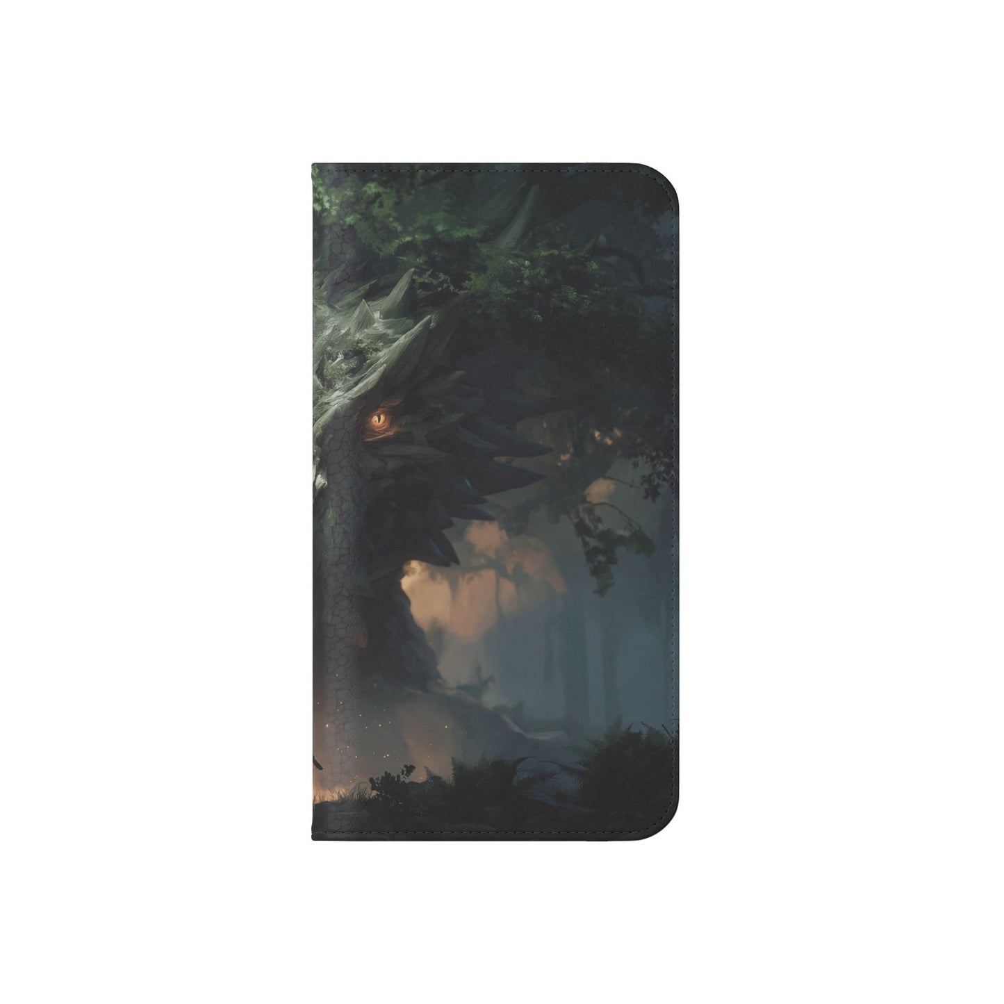 Guardian Beast Flip Cases – Moss-Clad Titan Facing the Wanderer